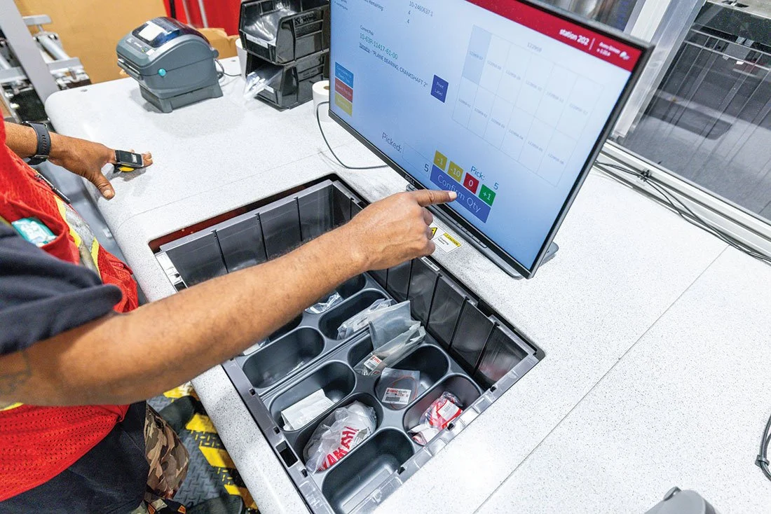 How Mercedes supplies engine production with AutoStore