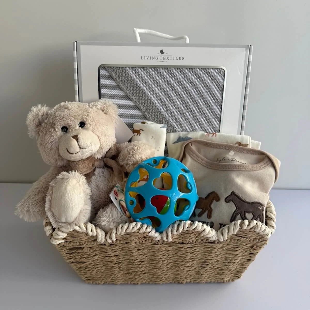 Tiny Treasure Baby Boy Gift Basket