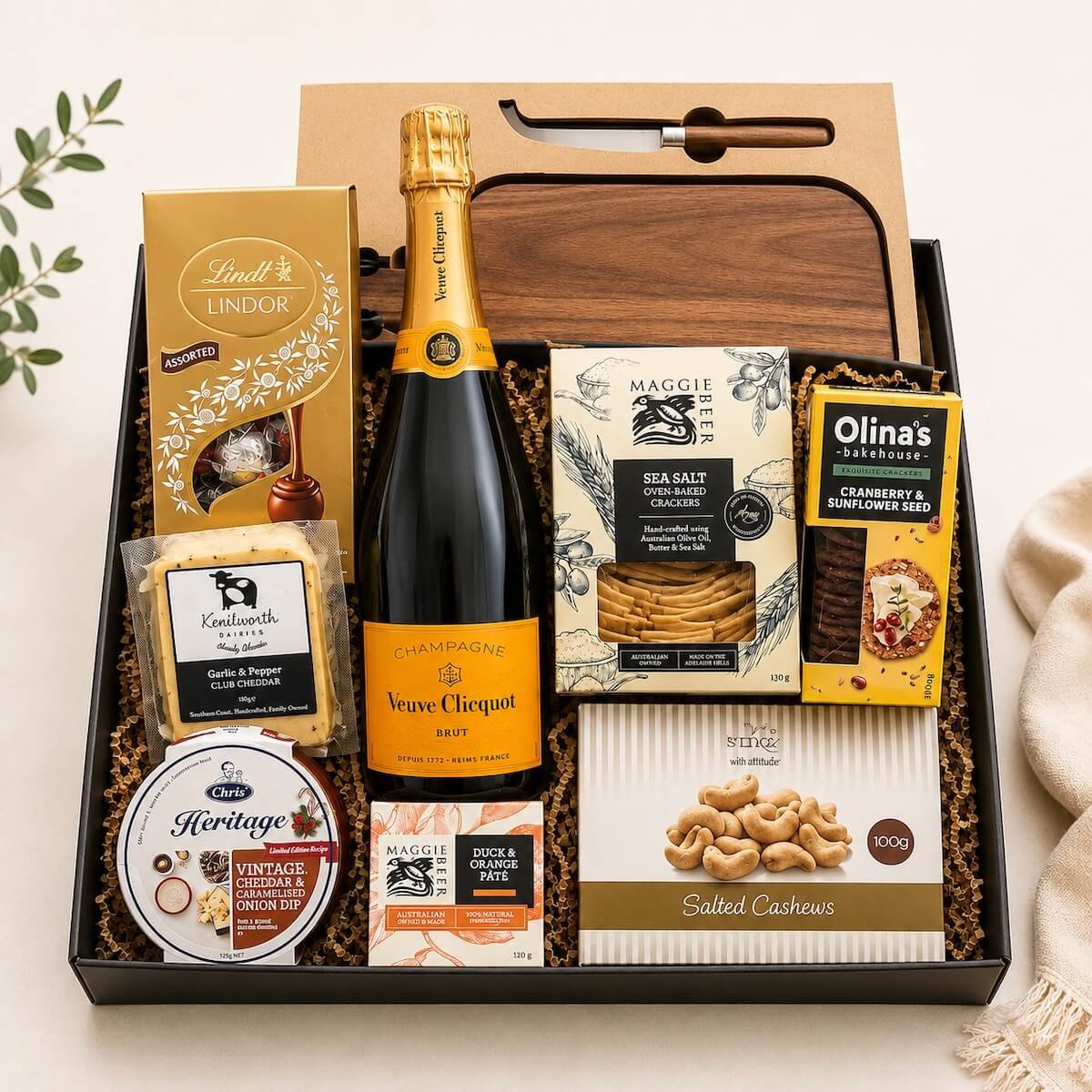 Veuve Champagne & Cheese Gift