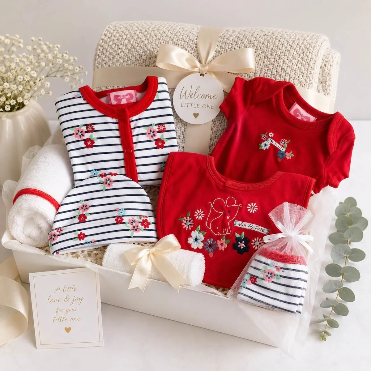 Pretty Petals Newborn Gift Set