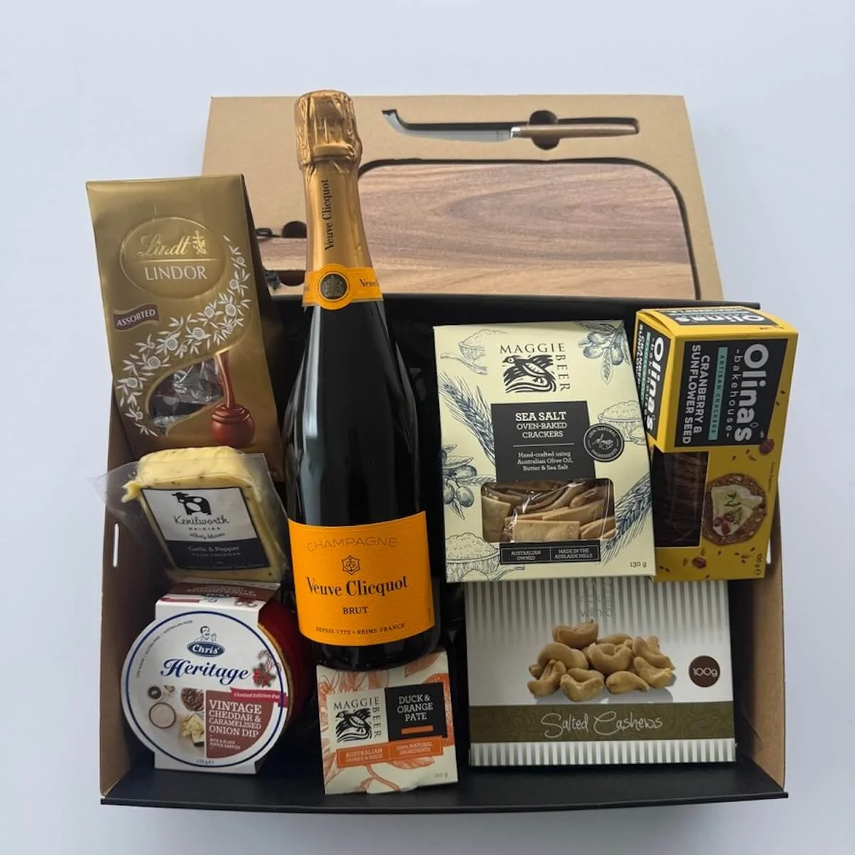 Veuve Champagne & Cheese Gift