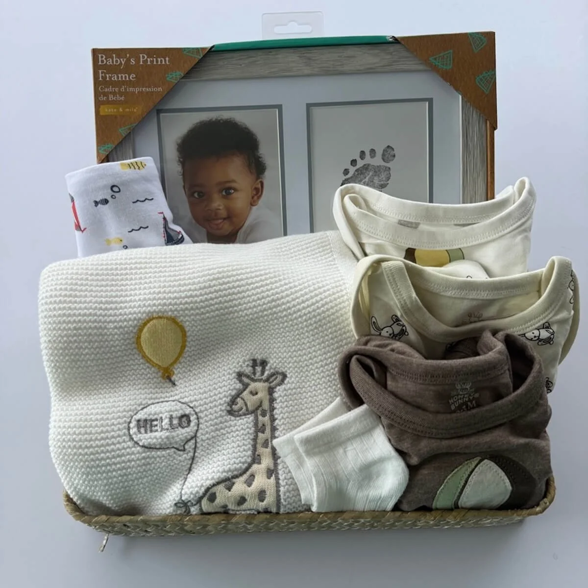 Tiny Treasure Baby Boy Gift Basket