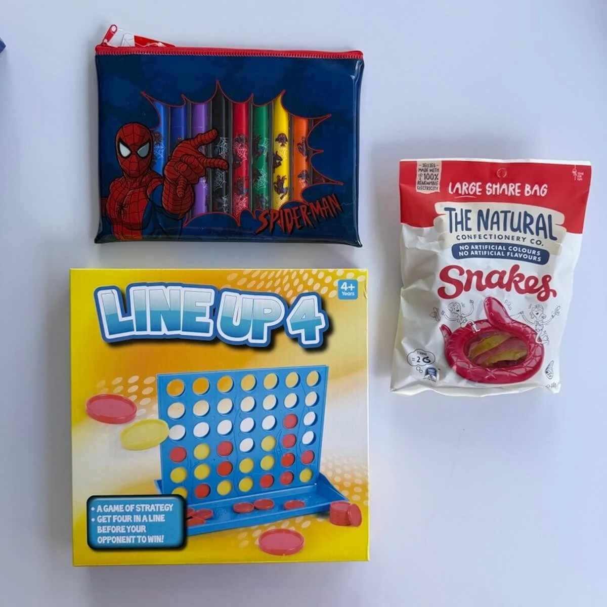 Spidey & Dragons Play Hamper for boys with dragon playset, games and lollie