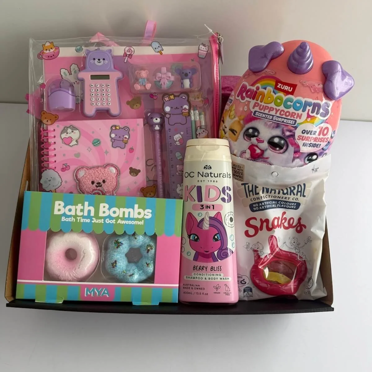 Rainbocorns & Pamper Hamper