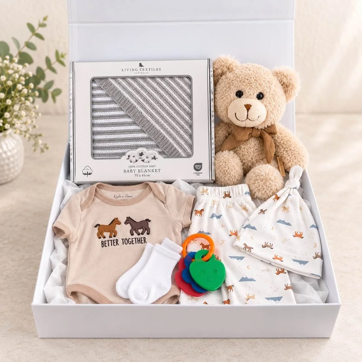 Tiny Treasure Baby Boy Gift Box