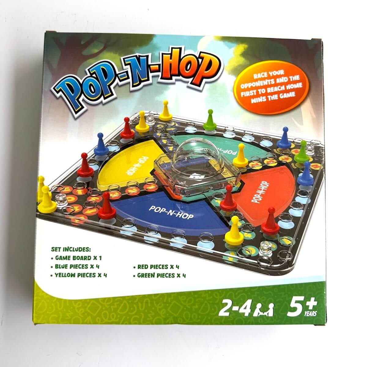Pop up game included in the Speed racer fun hamper