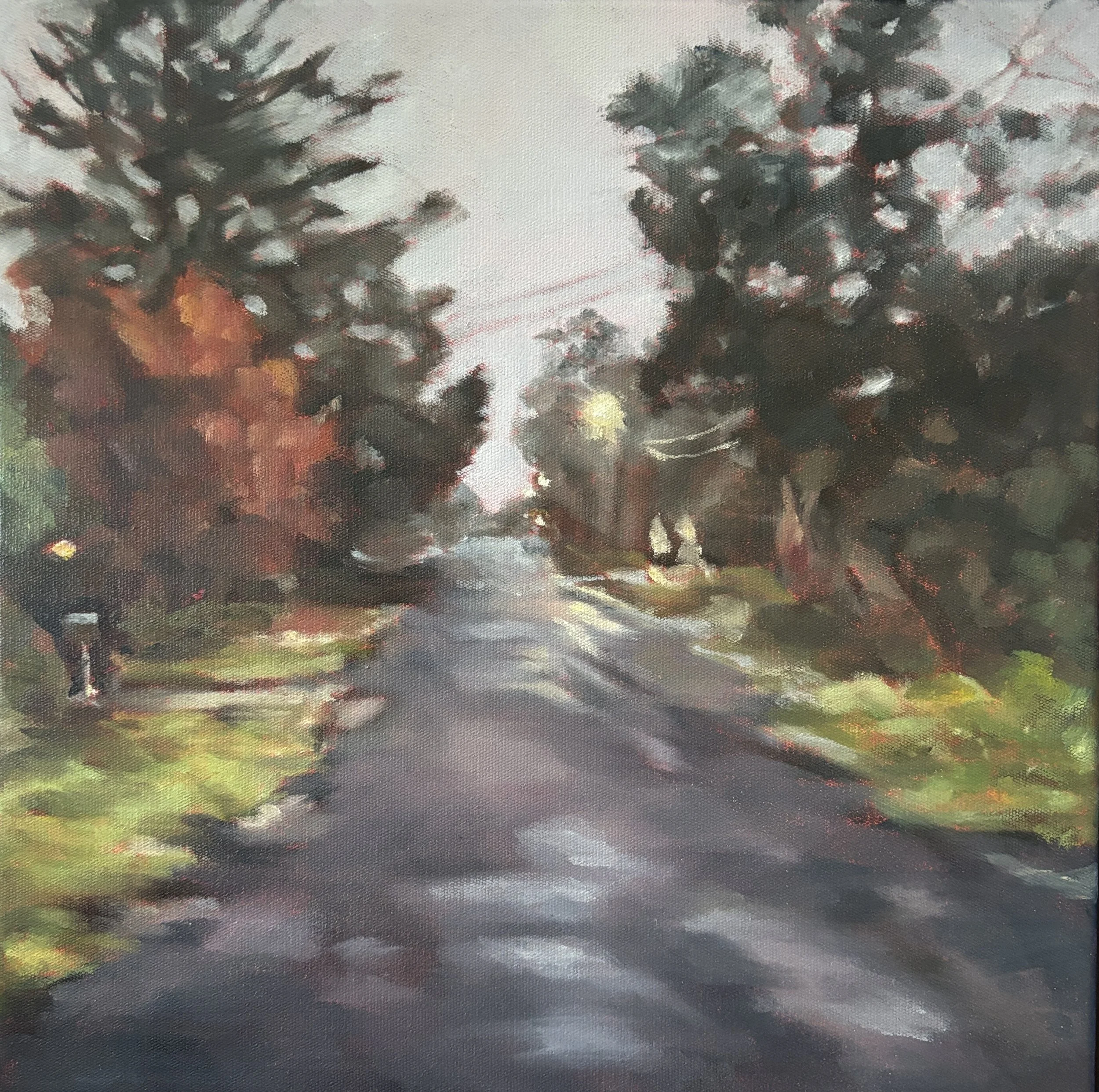 'Dusky puddles, mirrors, screens'
Oil on canvas
30x30cm
framed
(sold)