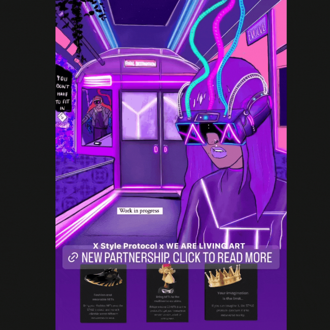 WeAreLivingArt, Galaxy Girlz x STYLE Protocol x Collaboration