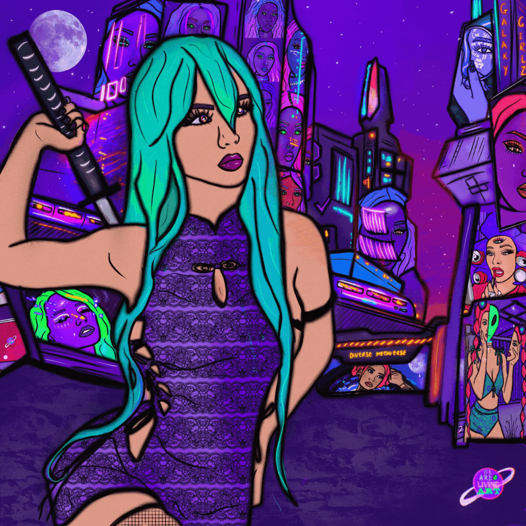 Cybergirl Luloa, owned by KiloFoxtrot_2