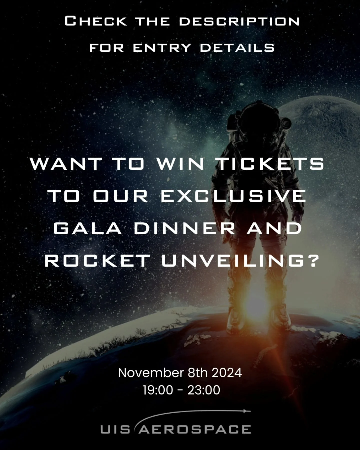 Want to join us for an unforgettable evening? 🚀✨

We're hosting an exclusive gala dinner, where the attendees will be the first to uncover our latest project 🤫✨

Tag someone you'd love to bring to this event by Sunday evening, and one lucky pair wi
