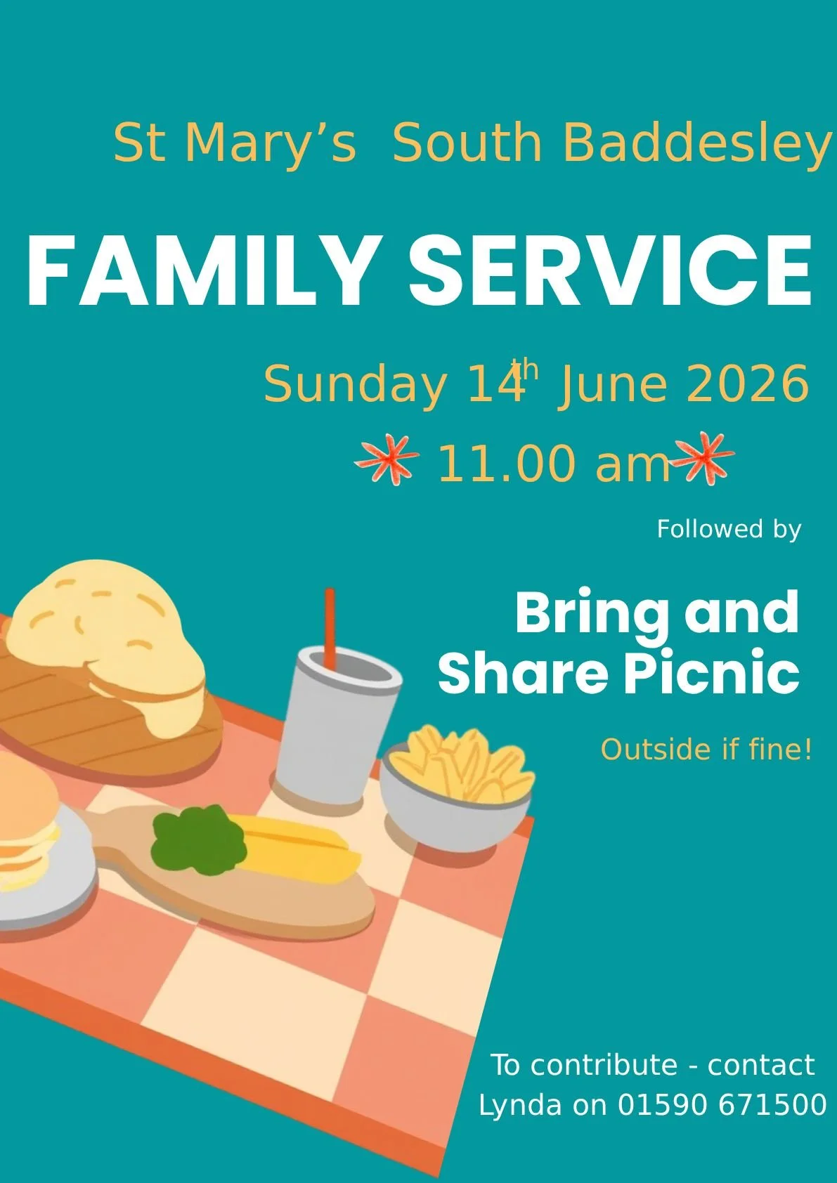 St Mary's South Baddesley Family Service Picnic