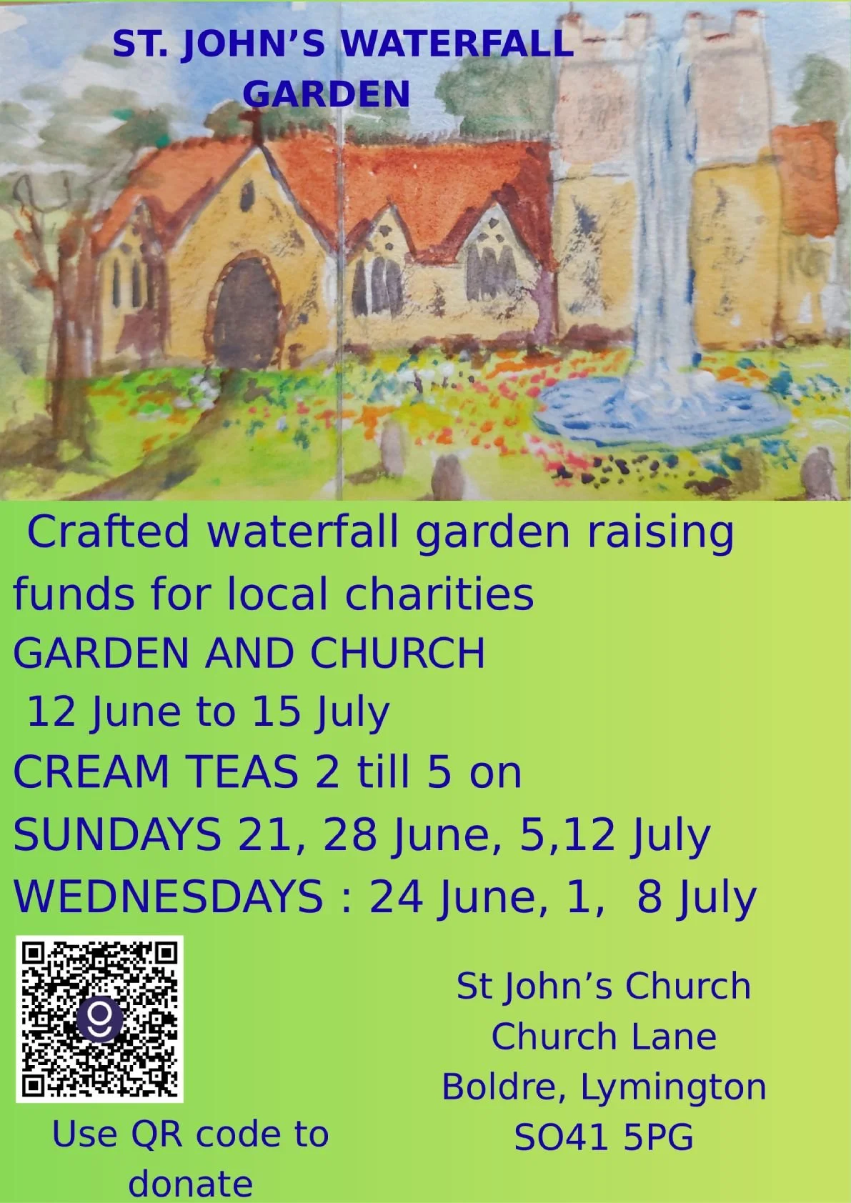 St Johns Waterfall Garden