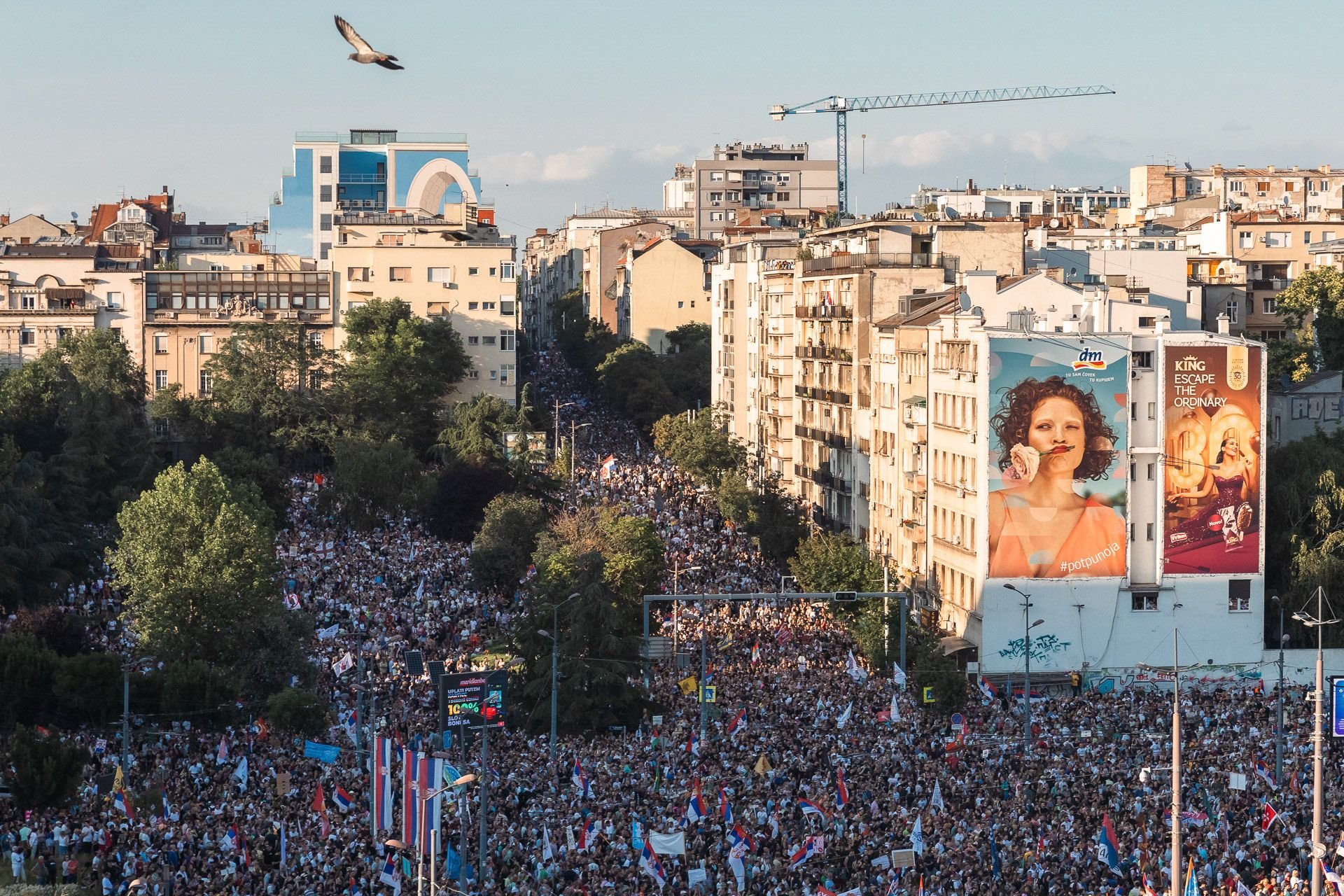 Serbia kjemper for demokratiet