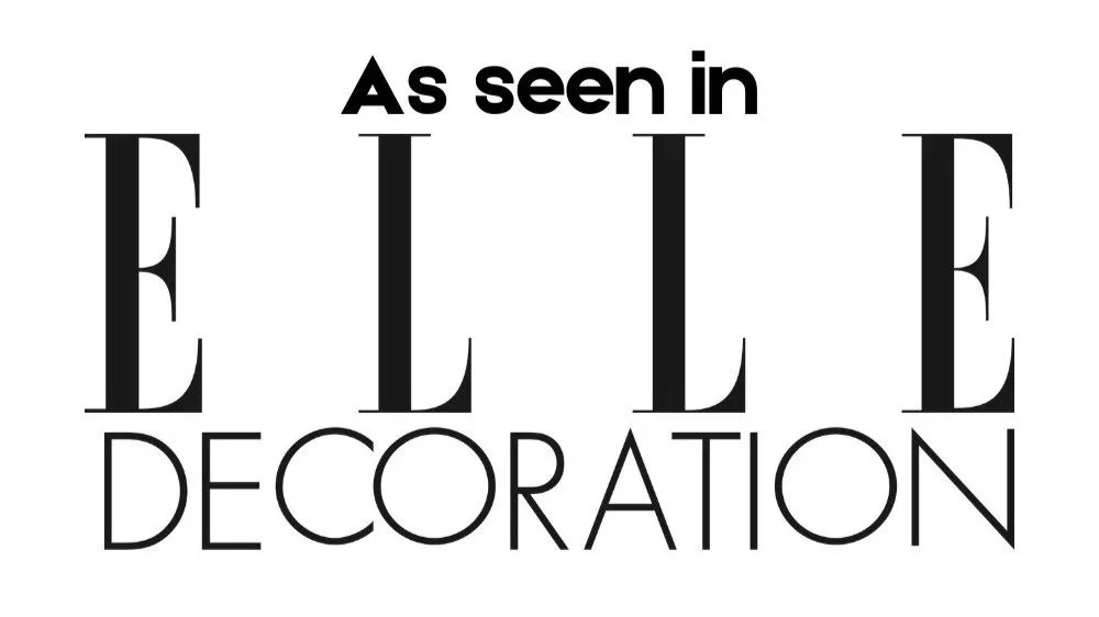 Text reads, "As seen in ELLE DECORATION."
