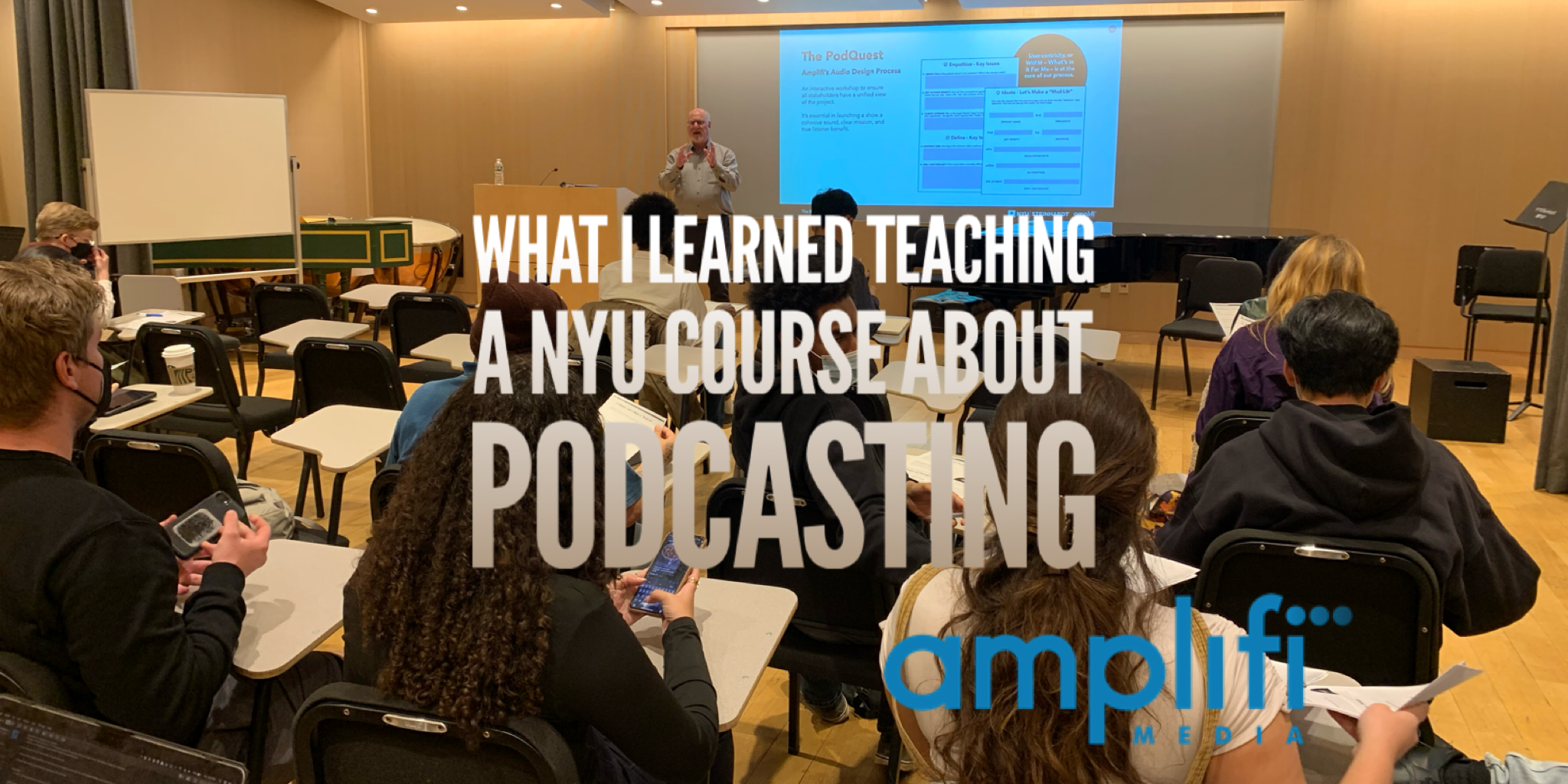 What I Learned Teaching a NYU Course About Podcasting