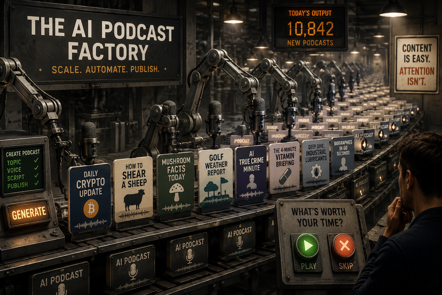 AI can make podcasts. But can it make anyone care?