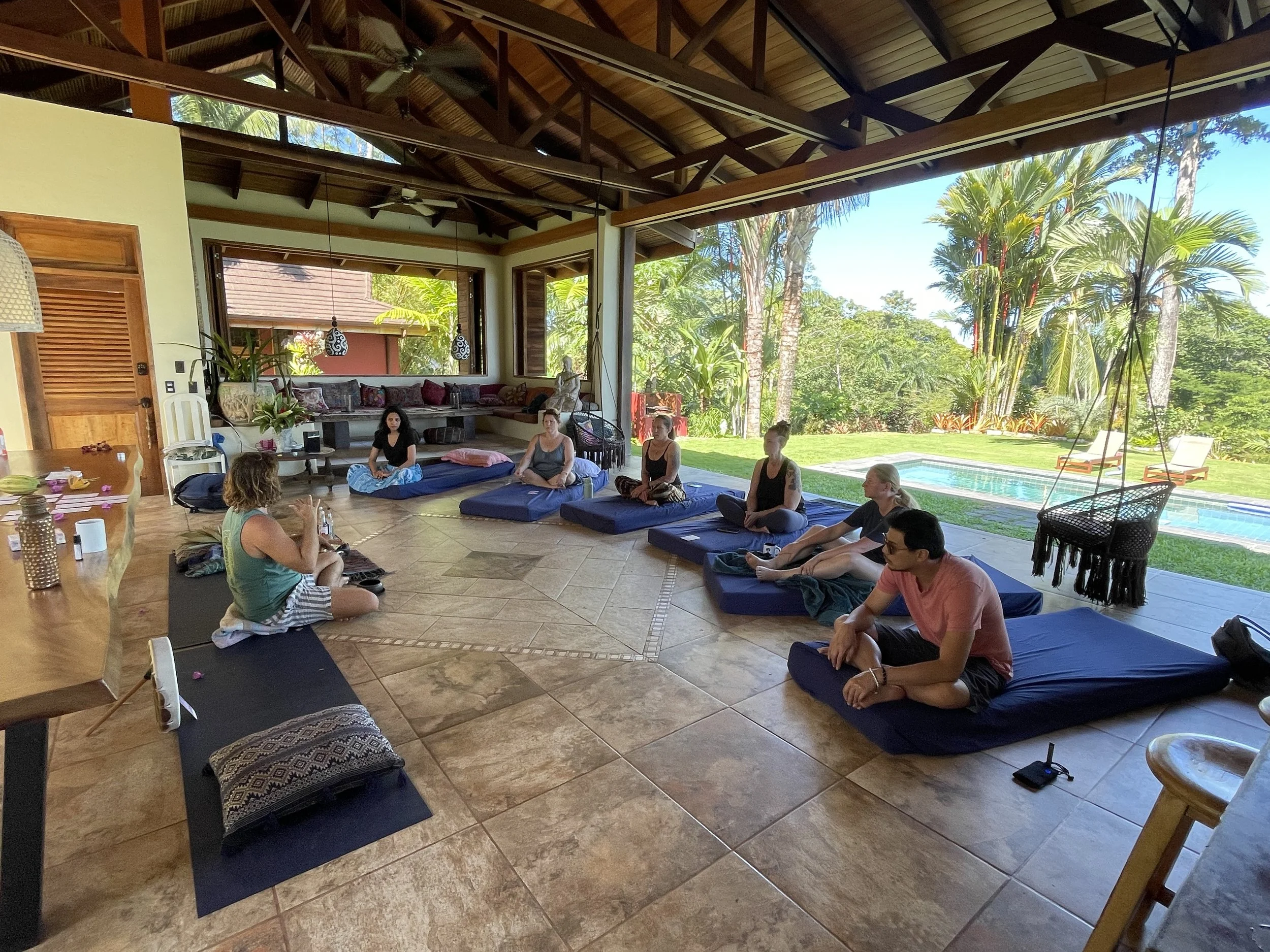 Ayahuasca retreat integration circle 