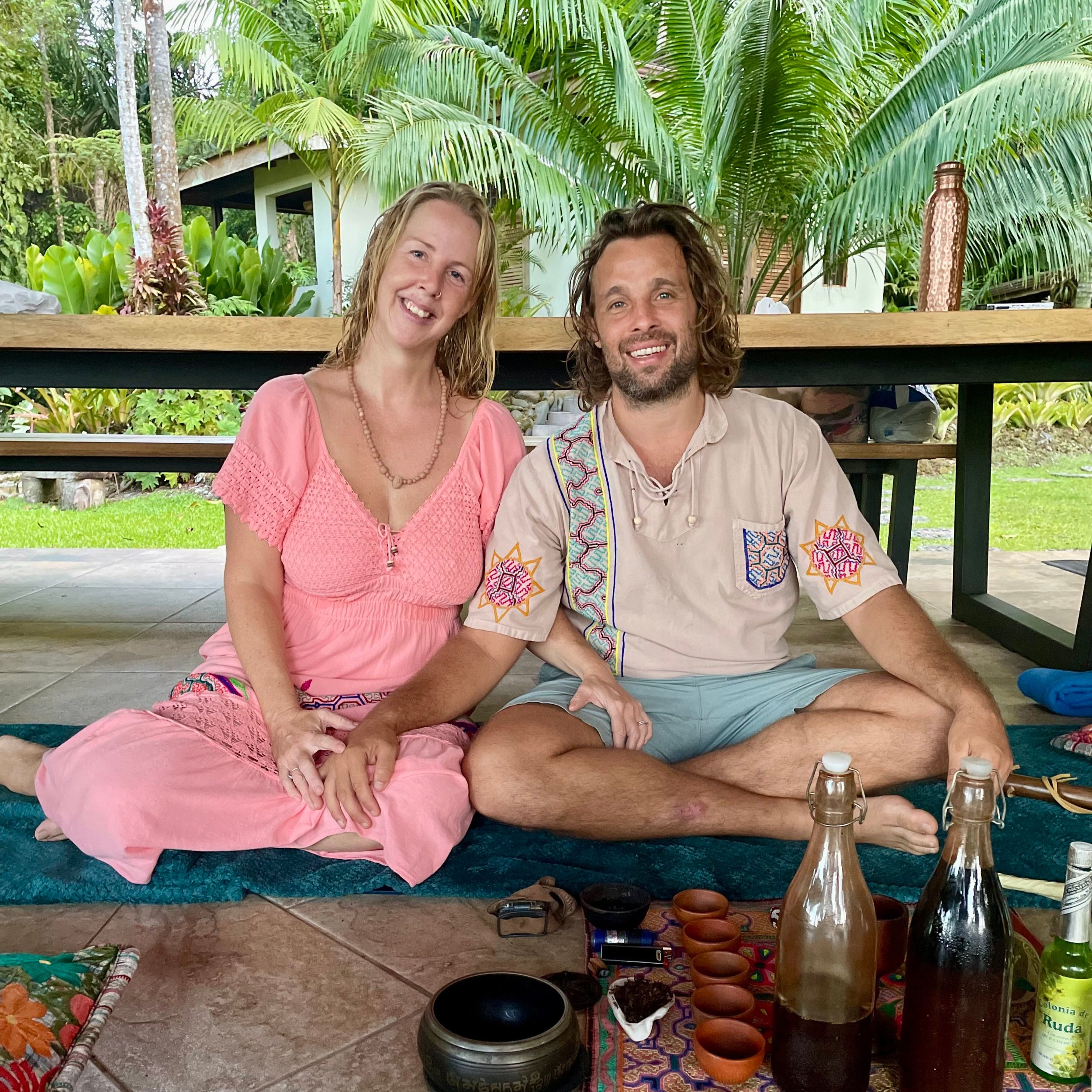 Ayahuasca facilitators fiona Kirwan and Neil Kirwan 