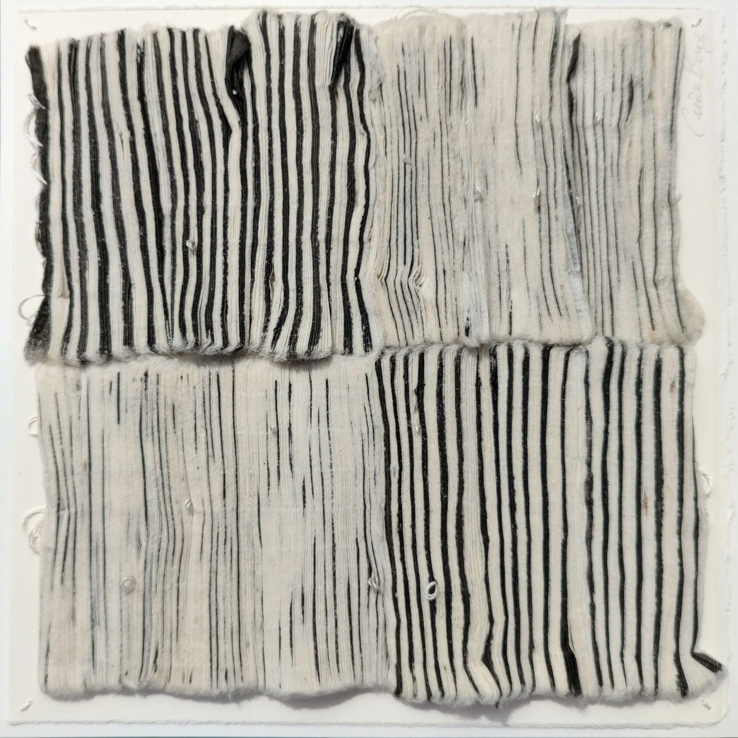 Carole Bury. Threaded Landscape. 100x100 Bobcat Gallery