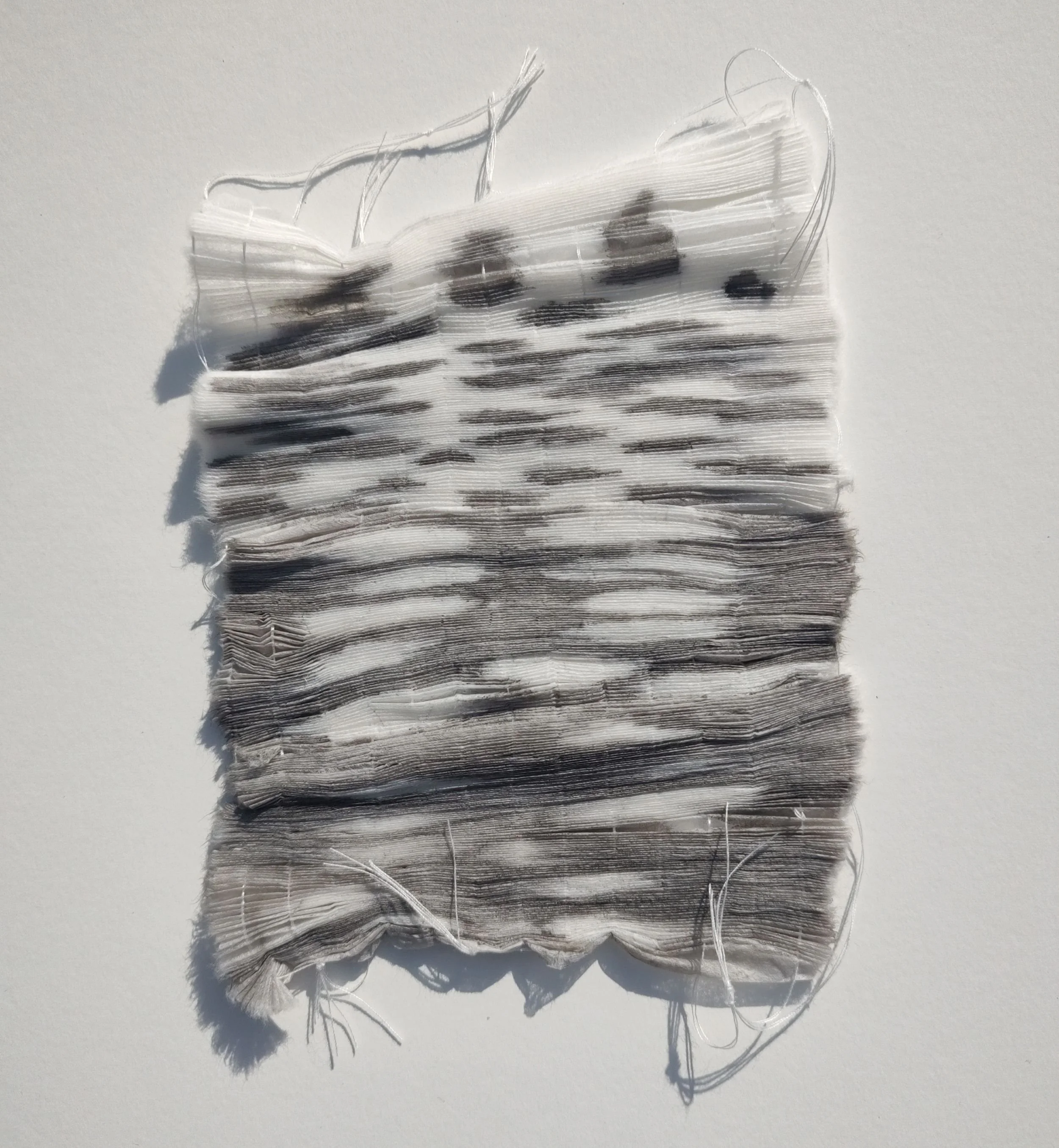 Carole Bury. 'Woodland Shadows' pleated ink drawing - framed 25 x 25cm.
RHS Chelsea - PURE FINE ART - stand RHW248