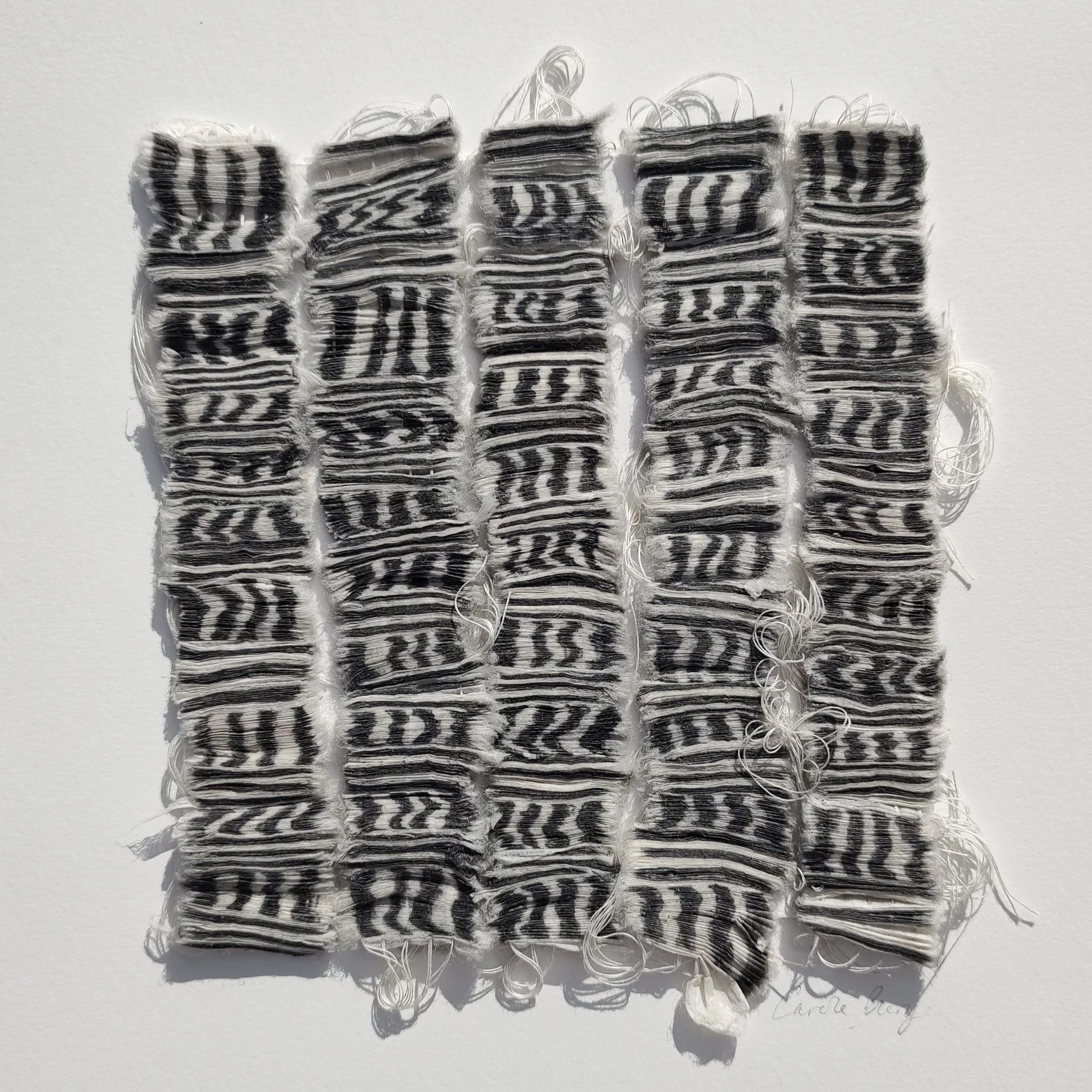 Carole Bury. Walking Fields. Green and Stone