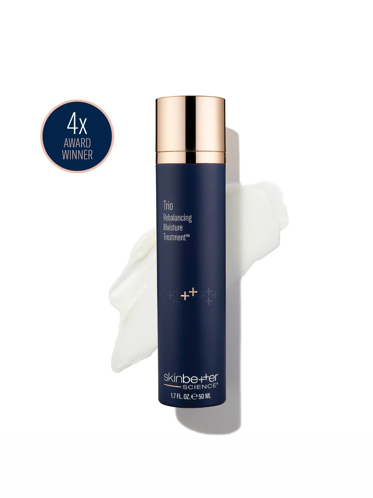 Trio Rebalancing Moisture Treatment - SkinBetter&rsquo;s award-winning, lightweight moisturizer designed to restore hydration without heaviness.

Perfect even for winter skin, Trio supports the skin barrier, improves moisture retention, and leaves yo