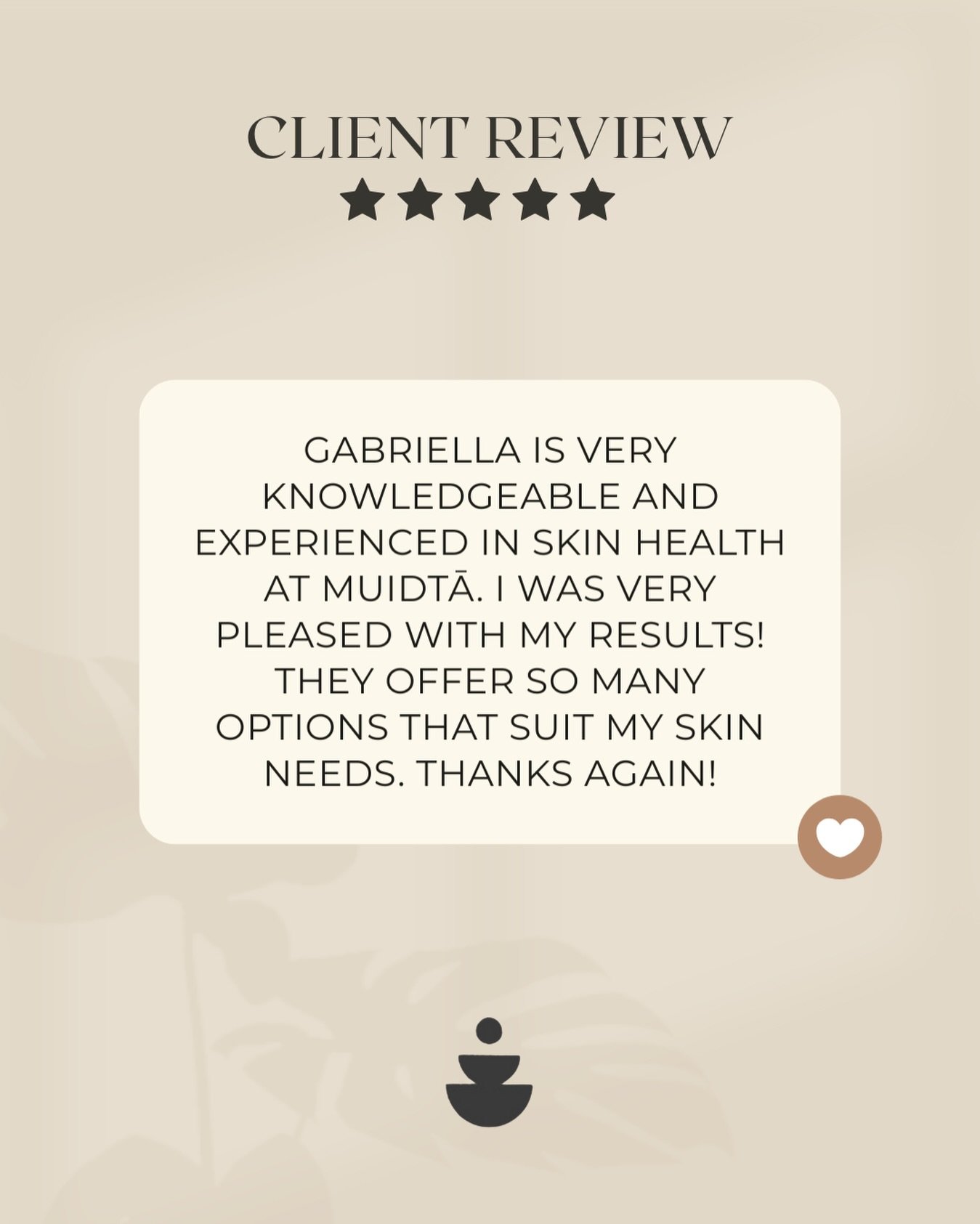 Another day, another warm review for PA Gabi 💗