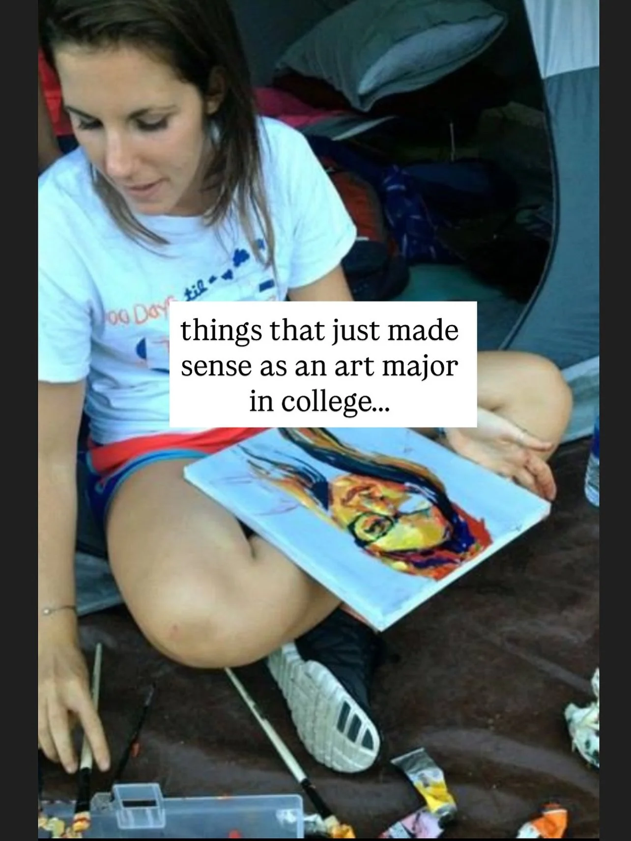feeling nostalgic for the way my college experience changed my life 💙 and as always &mdash; thank you, mom &amp; dad. i don&rsquo;t think they had any idea what the hell they were paying for but they let me do it anyways and that&rsquo;s called bein