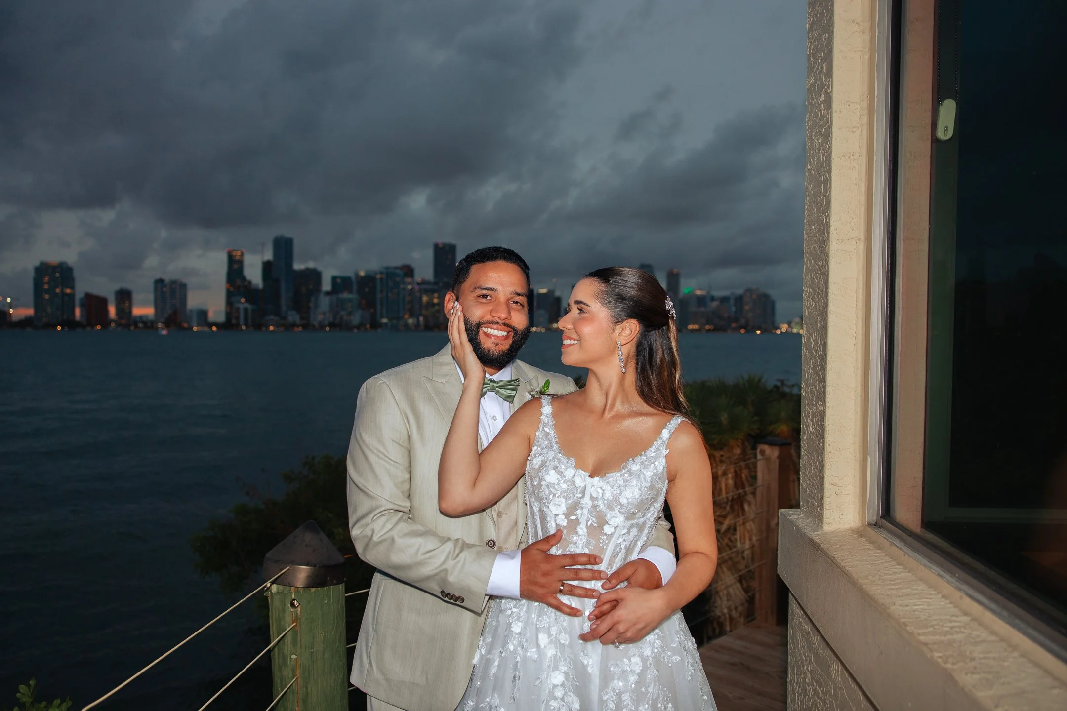 Wedding at Saint David Catholic Church and Rusty Pelican
