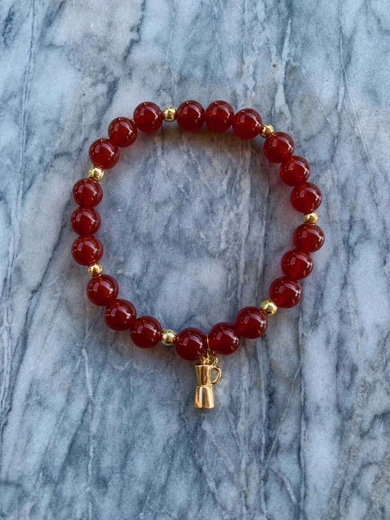 Carnelian Cafecito Bracelet