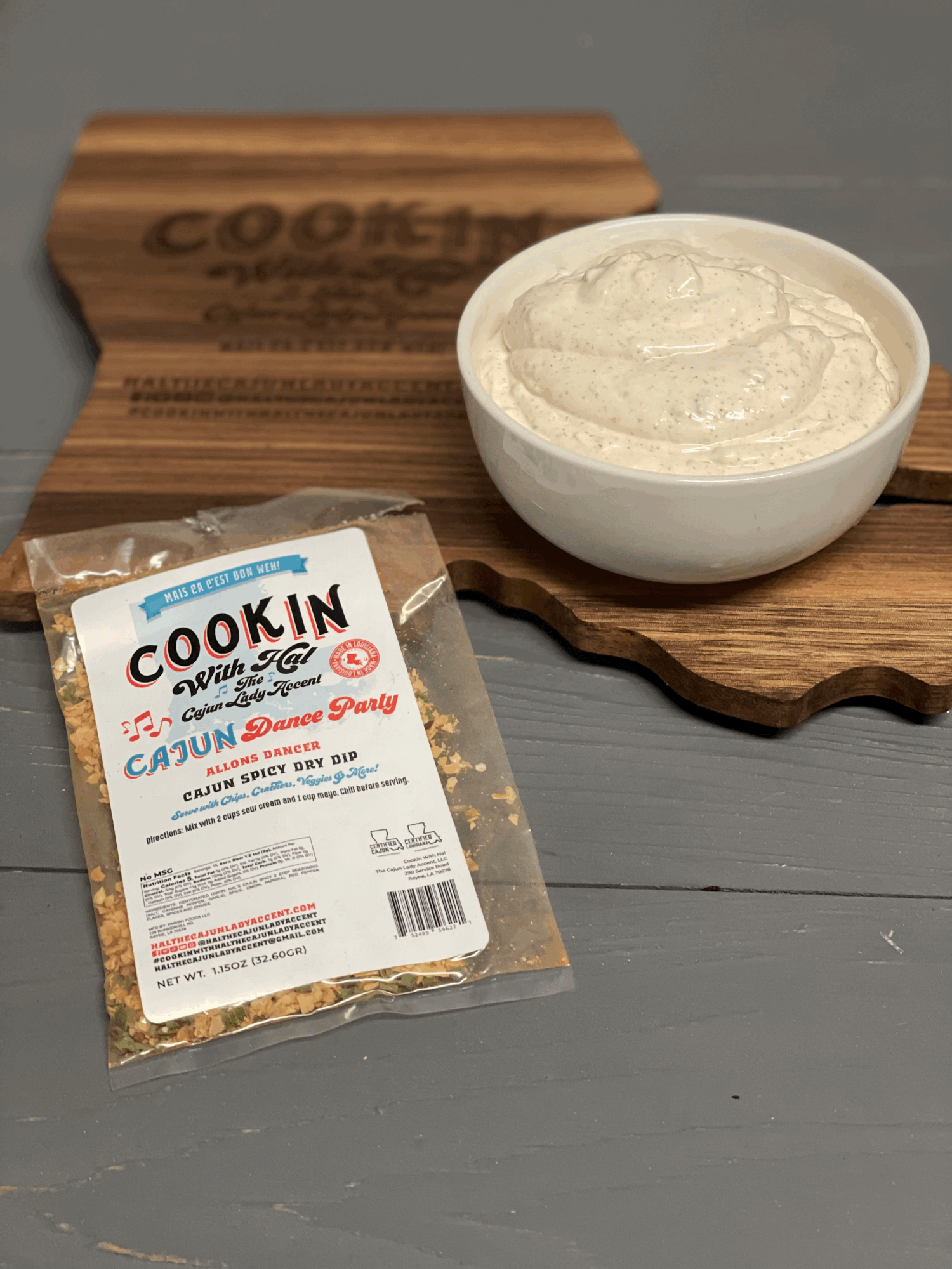 Cajun Dance Party Dry Dip — Hal the Cajun Lady Accent
