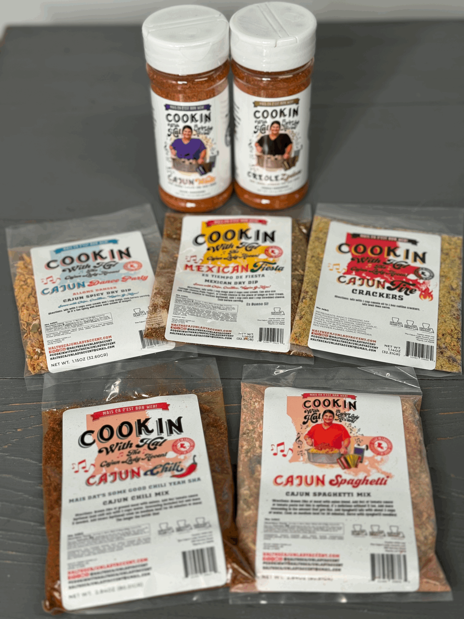 Cajun/Creole Party Gift Set — Hal the Cajun Lady Accent