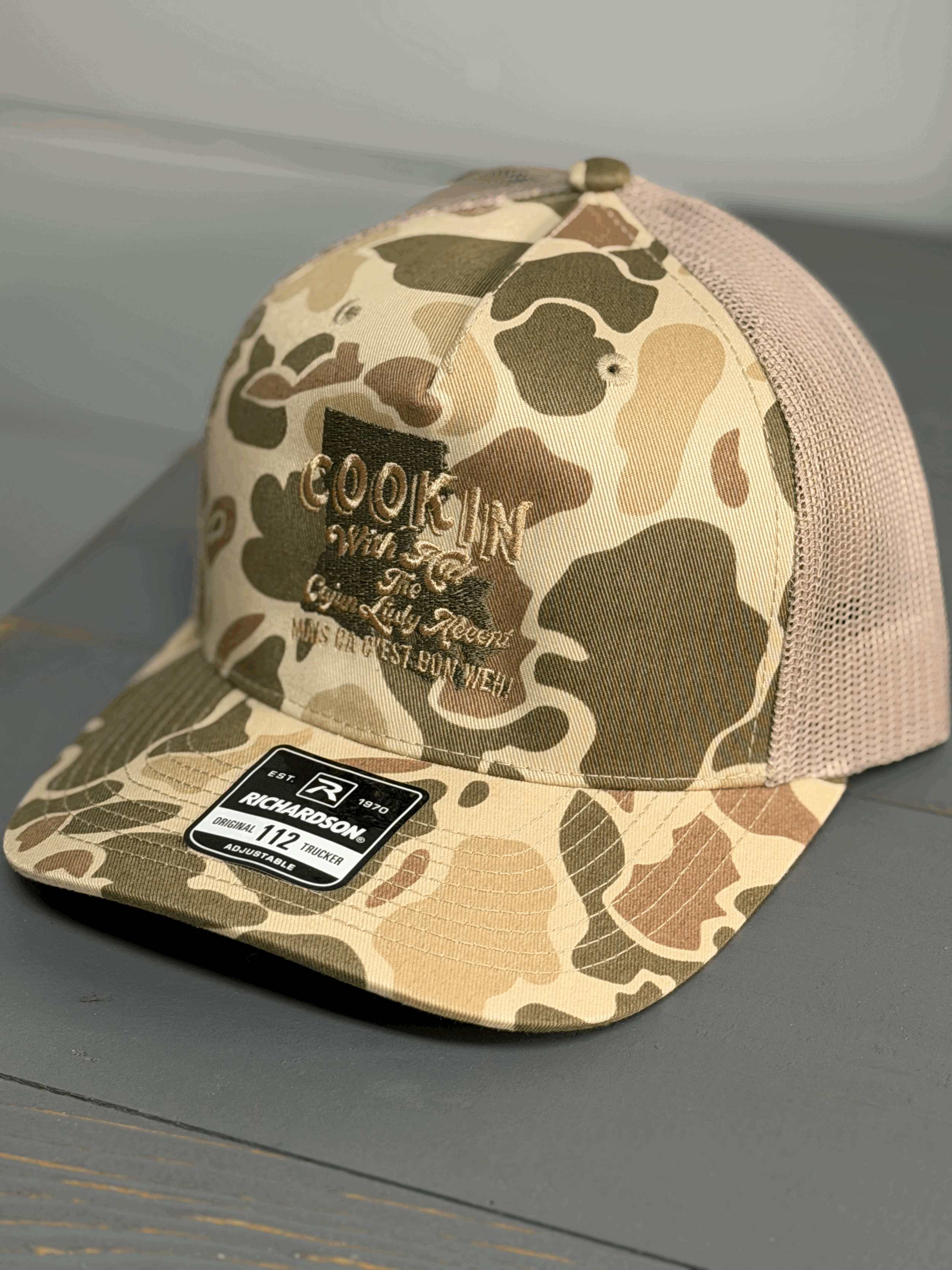 Harvest Cookin With Hal Logo Harvest Duck Front/ Tan Back Hat