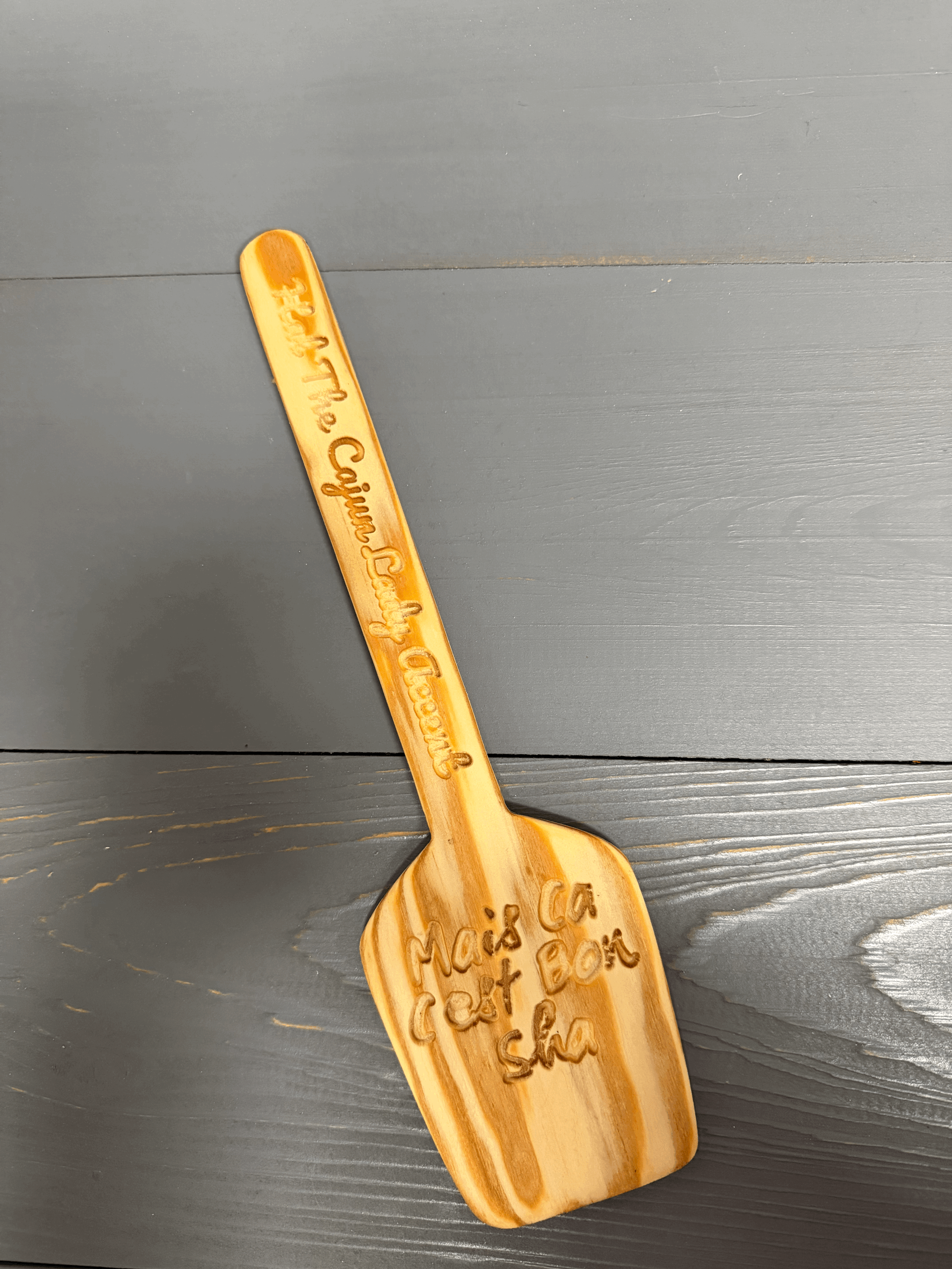 Wooden Spaddle NATURAL Mais Ca Cest Bon Sha