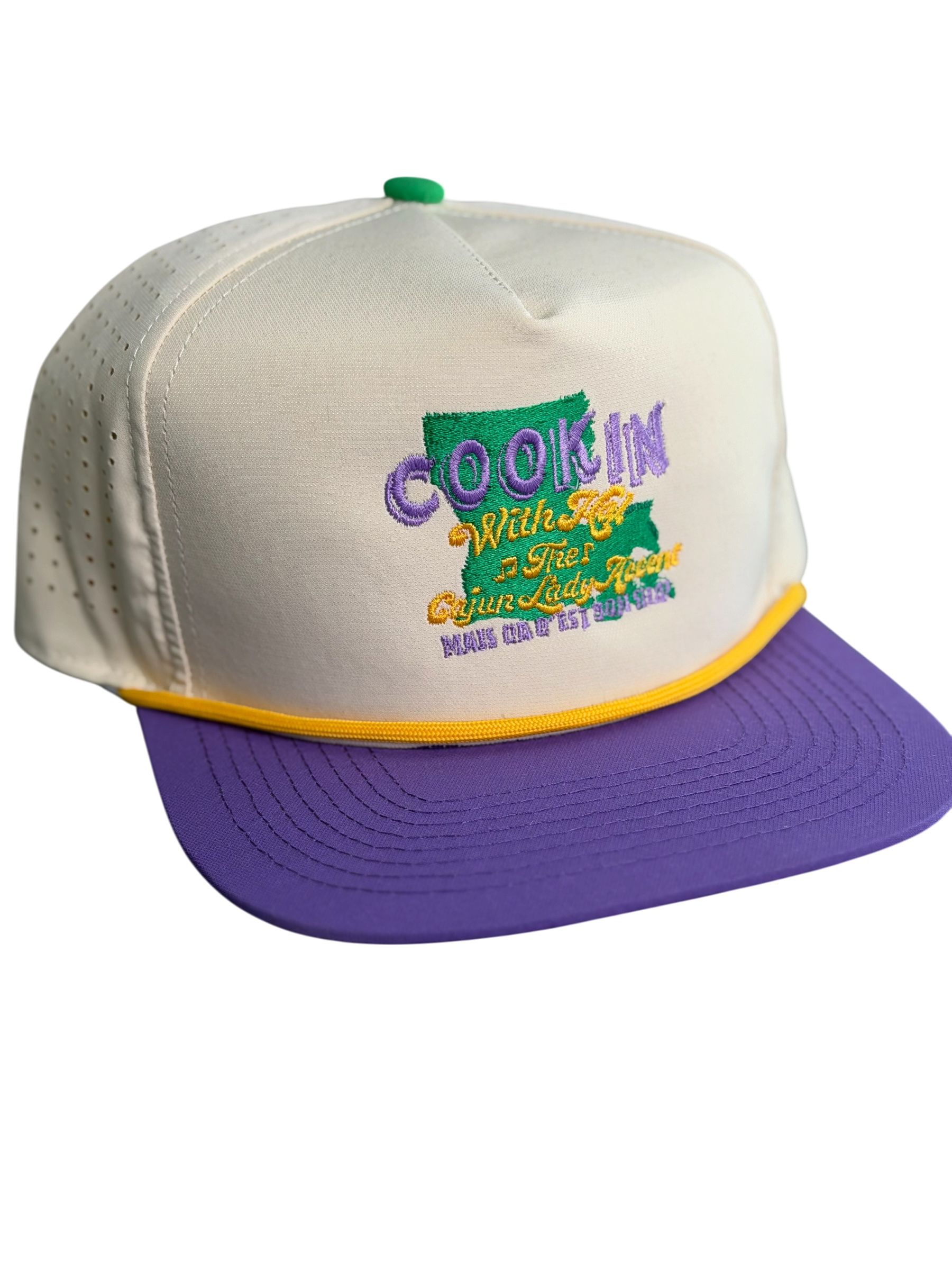 Mardi Gras Colored Cookin With Hal Hat