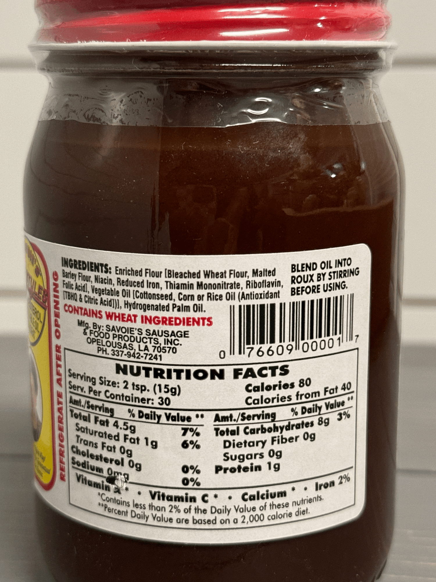 Savoie's Dark Jar Roux 16oz — Hal the Cajun Lady Accent