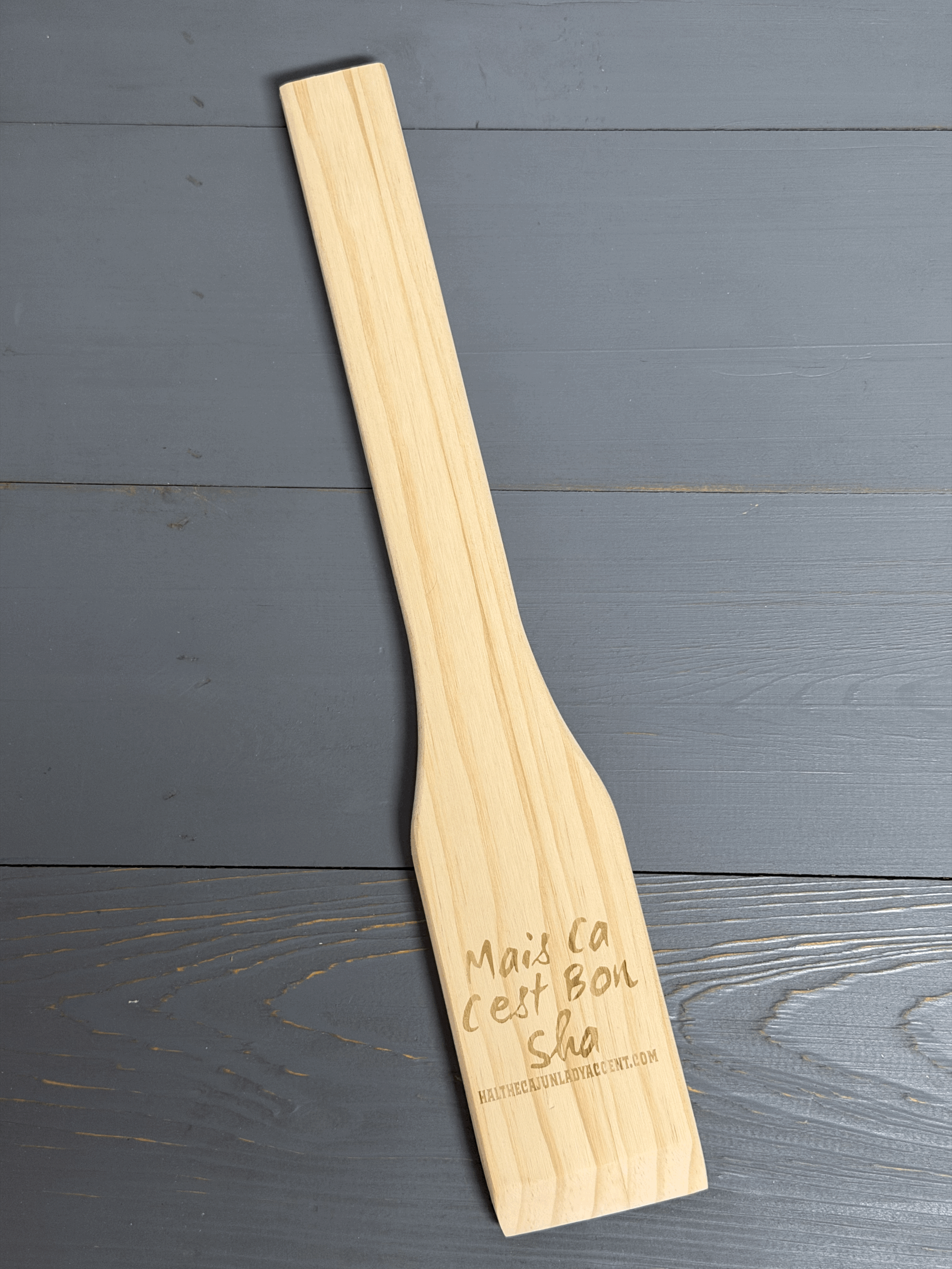 Wooden Paddle Mais Ca Cest Bon Sha