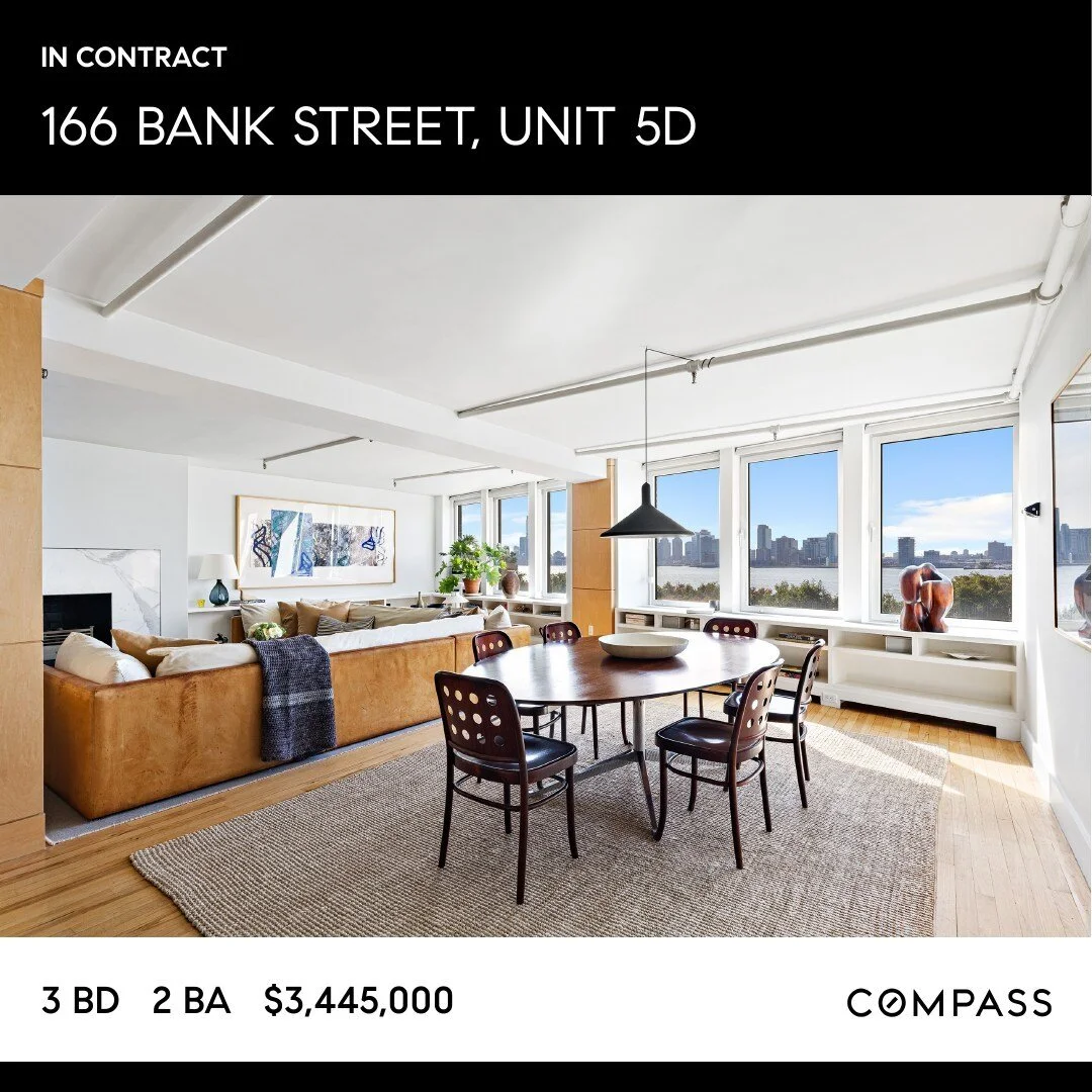 In contract at 166 Bank Street after multiple offers 🎊