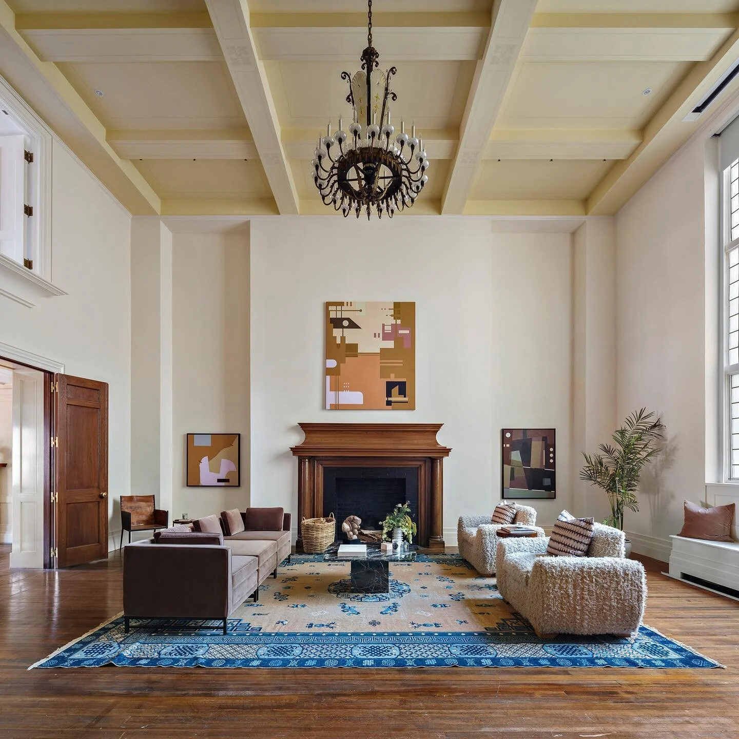 Just Listed // This stunning and grandly scaled duplex at the iconic Studio Building is a glamorous Manhattan home, in mint condition, featuring an impressive double-height living room as well as offering three bedrooms and three and a half baths, at
