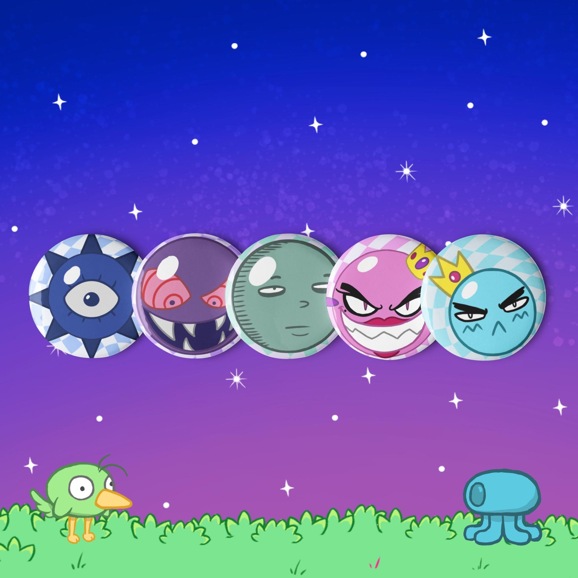 Special Balloon Pin Set 2