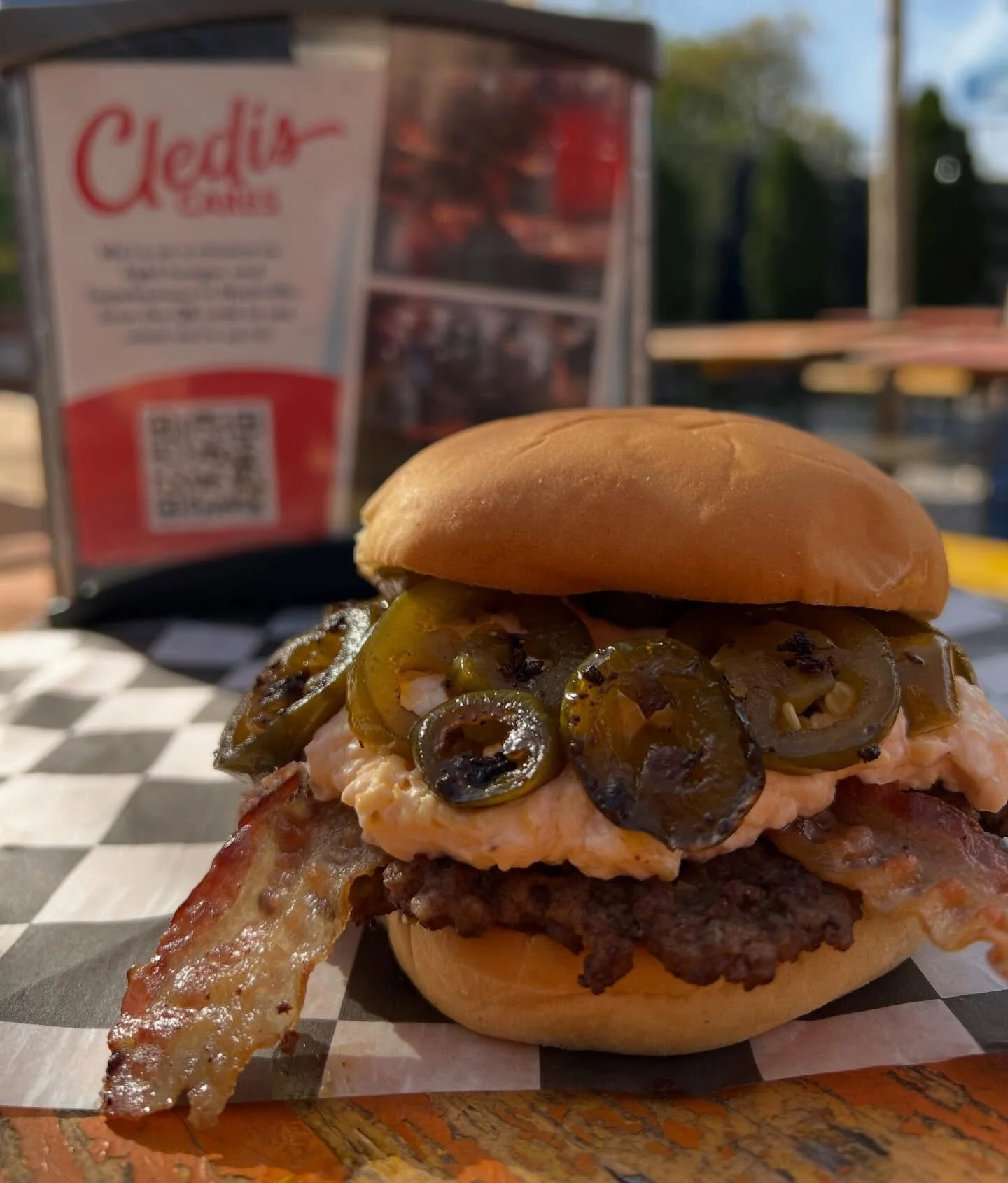 Remember to come grab the burger of the month that was created by Lawson High culinary students Jadon, Corey, and Carter. Available until the end of January! 🍔🌶️🧀
.
.
Jalapeno Popper Burger - burger, cheddar &amp; cream cheese blend, grilled jalap