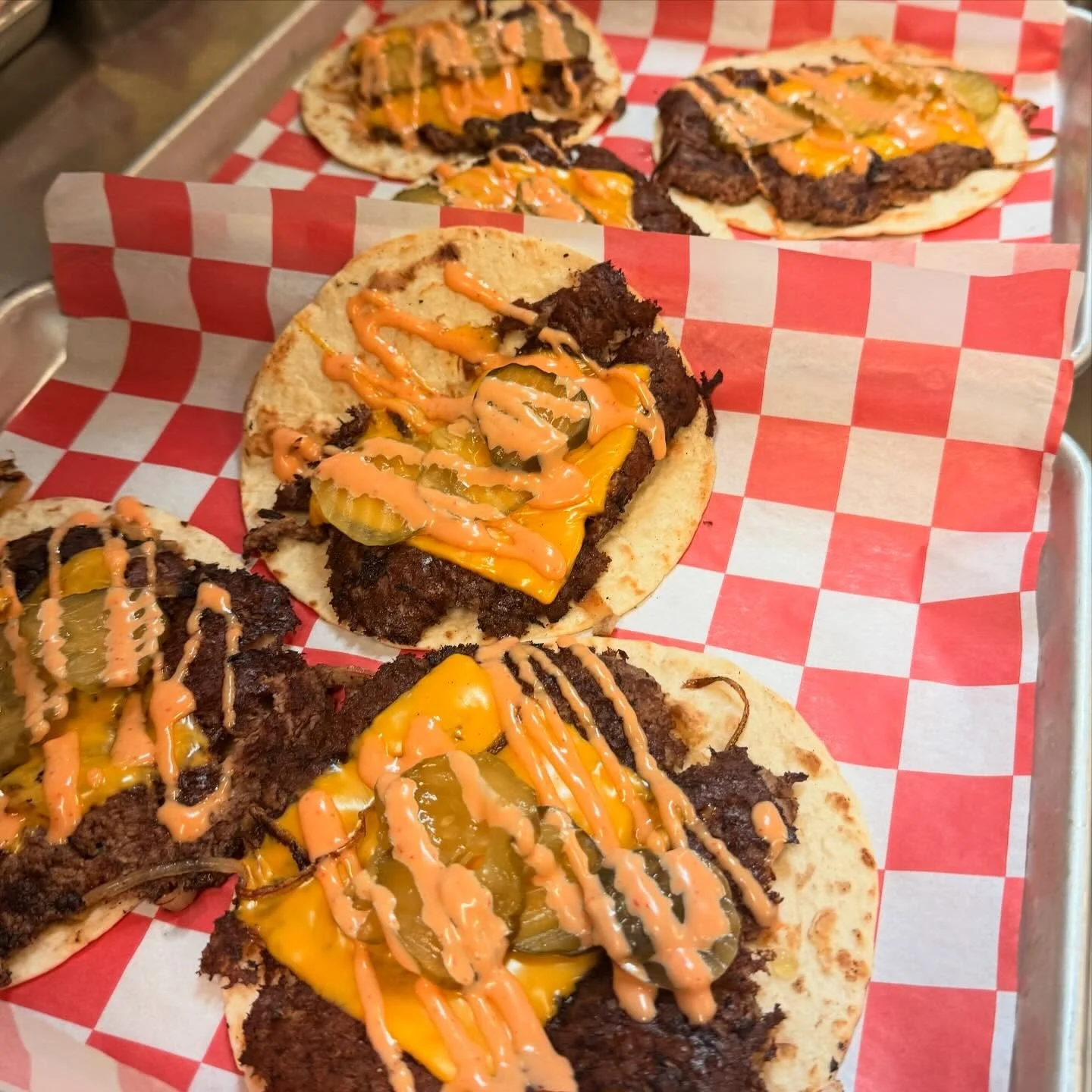 CHEESEBURGER TACOS - Now permanently available everyday at both locations. 🌮🍔😍
.
.
.
.
#nashvilleburger #nashvillefood #nashvillefoodies #nashvilleeats #supportlocal