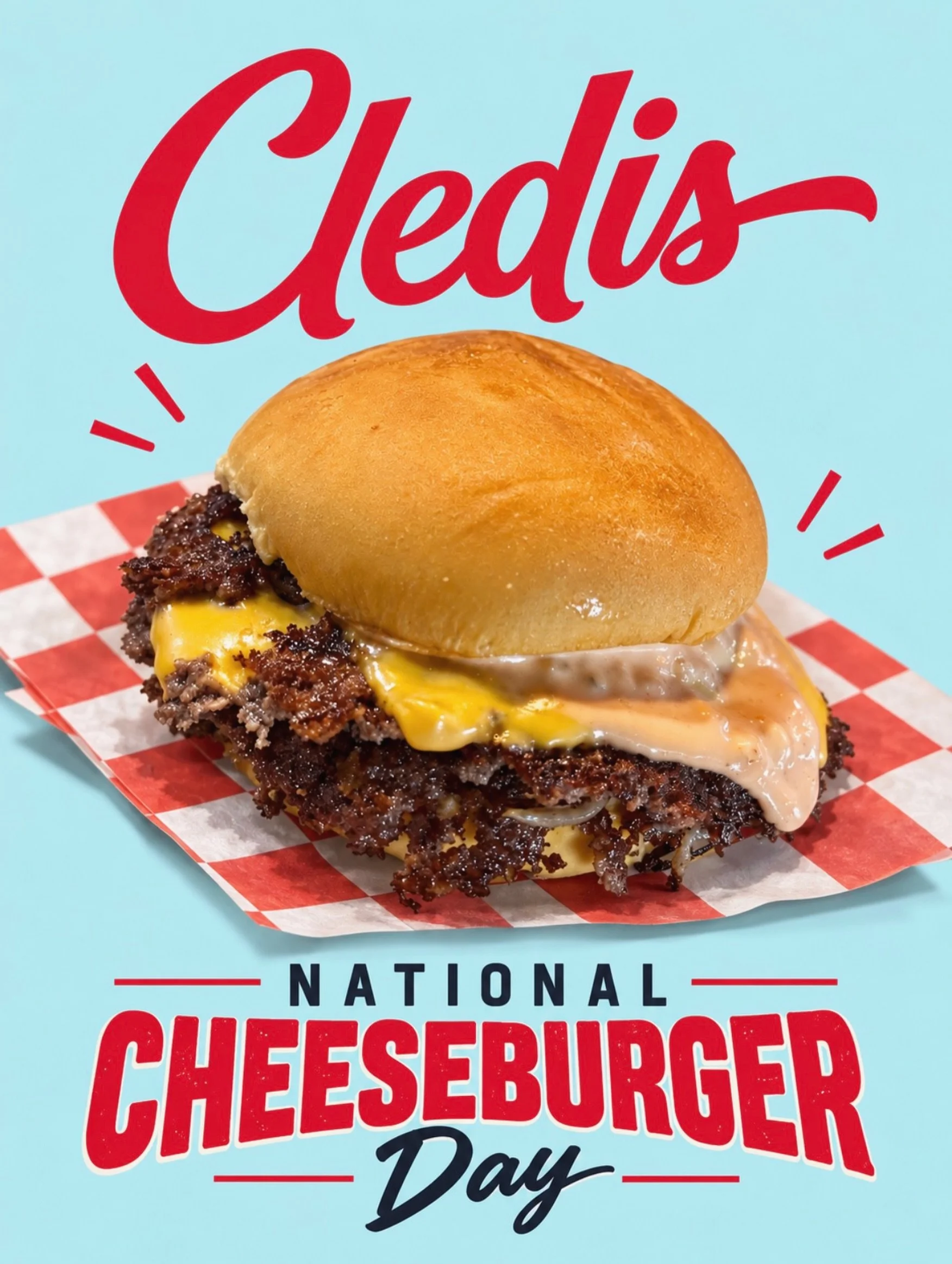 If you&rsquo;re gonna go ANYWHERE for National Cheeseburger Day, MAKE IT A CLEDIS BURGER! 🍔 &ldquo;Oklahoma Smash&rdquo; featured cheeseburger. 

#nationalcheeseburgerday #nashville