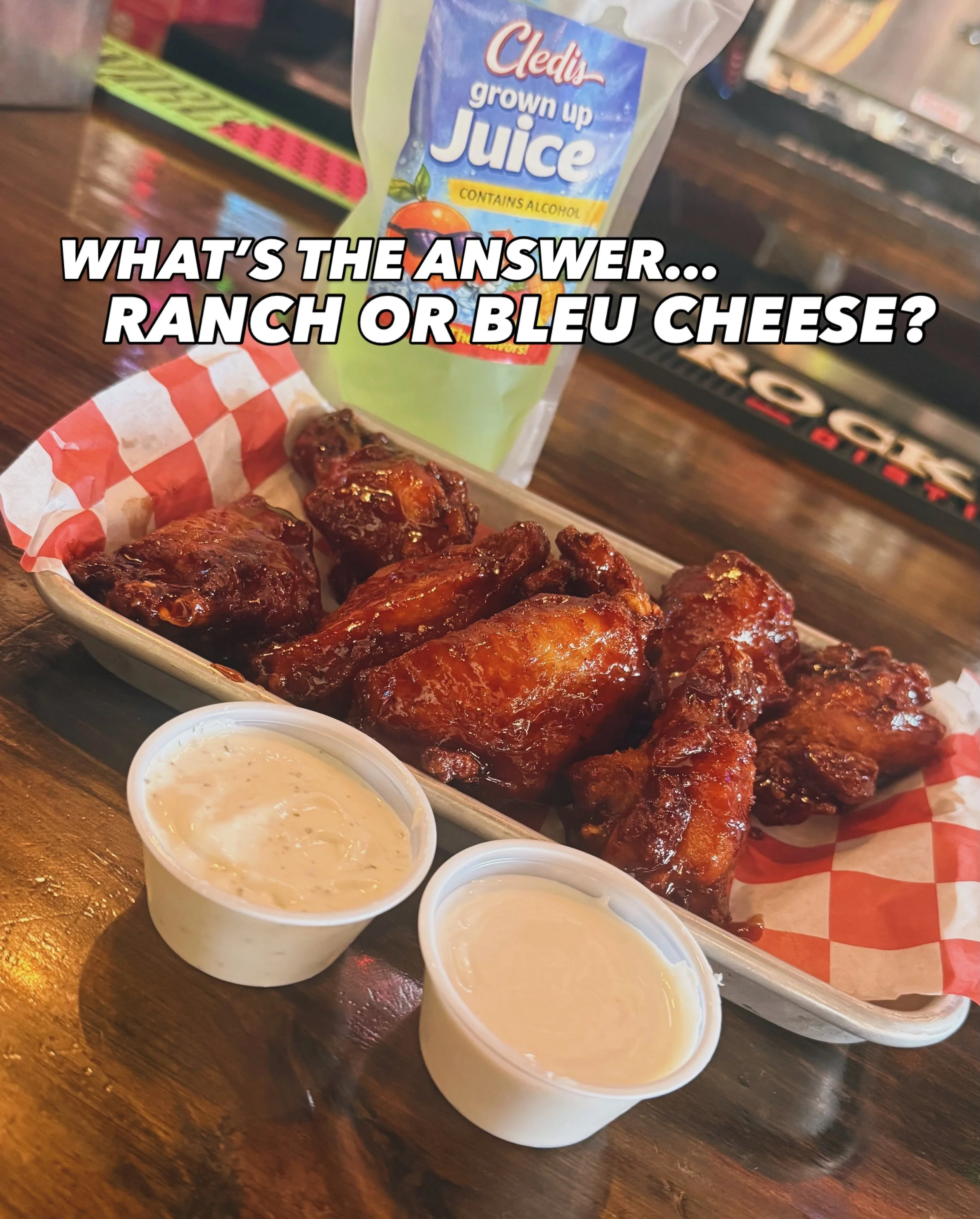 IT&rsquo;S WING WEDNESDAY!  RANCH OR BLEU CHEESE? 
OR&hellip; The wild card OLD BAY W/ ALABAMA WHITE SAUCE? 
-
#chickenwings #nashvillechickenwings #nashvillewings