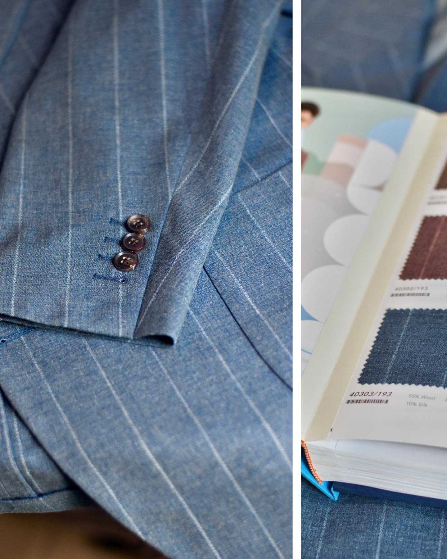 From a small fabric swatch to a suit, the process you get with custom never gets old😍

#ascendcollection #custom #custommade #menswear #mensstyle #suit #pinstripe #springwear #durham #raleigh