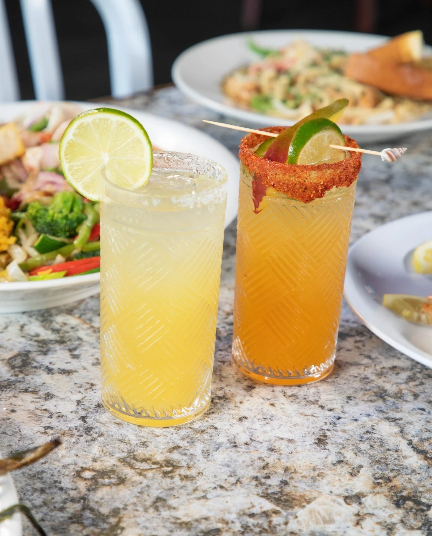 The perfect sips waiting for you at the table! 🍹

 #laperlanc #fayettevillenc
