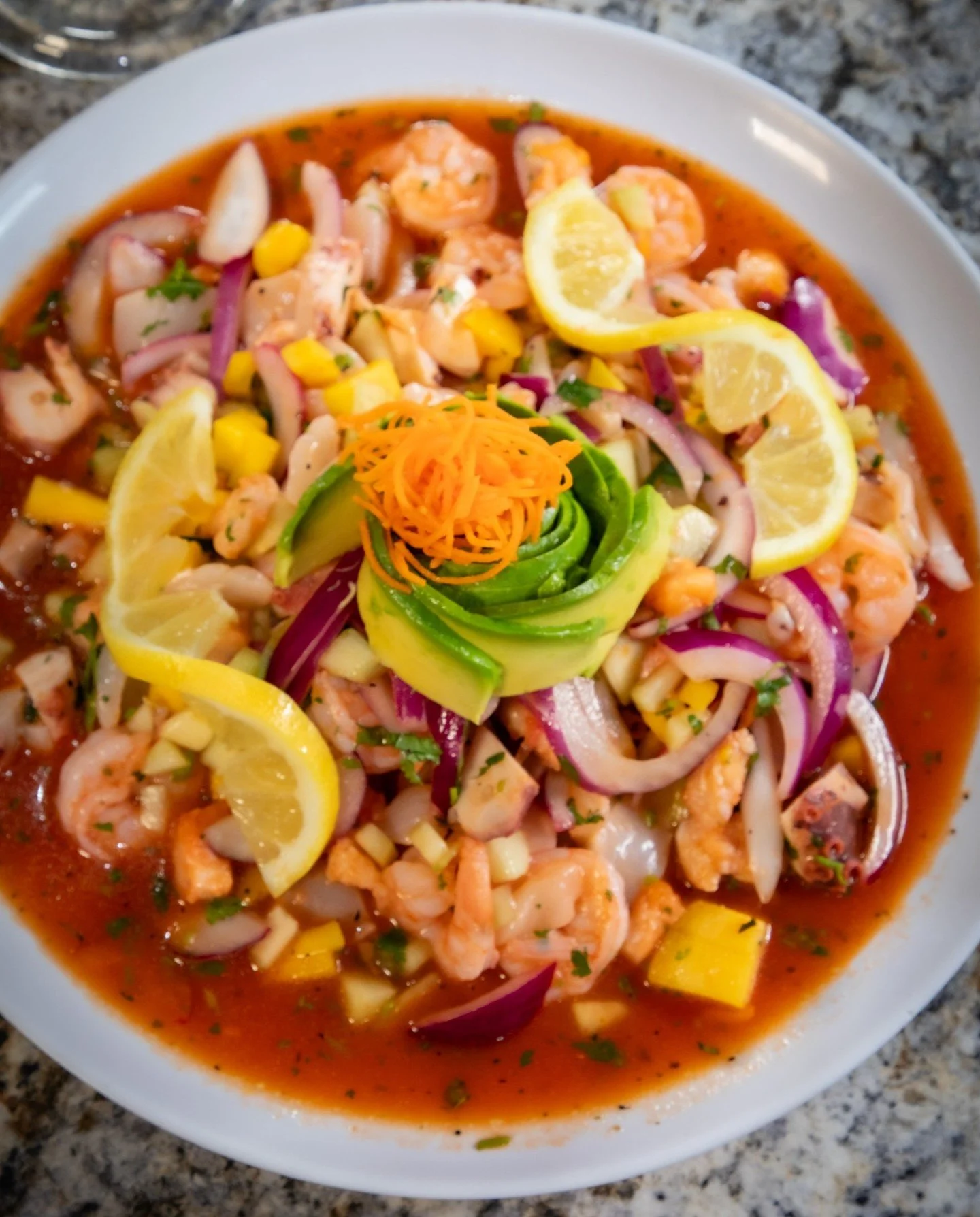 Fresh and addictive! Everyone has to have ceviche this spring 🦐