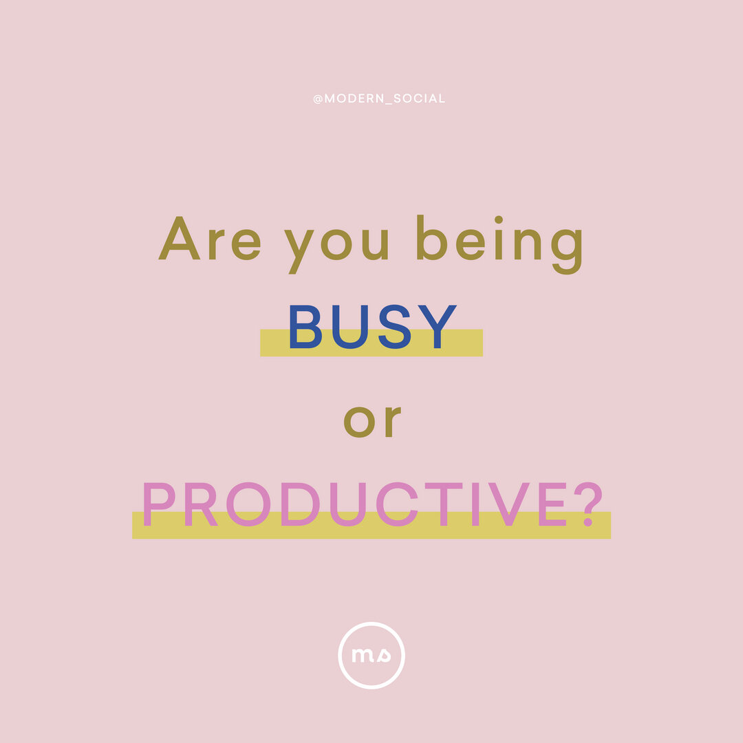 We hate to break it to you but... BUSY is not the same thing as PRODUCTIVE.⁣​​​​​​​​​​​​​​​​​⁣​​​​​​​​
As women, we often pride ourselves in our ability to multitask but it&rsquo;s actually been scientifically proven that our brains CANNOT multitask.