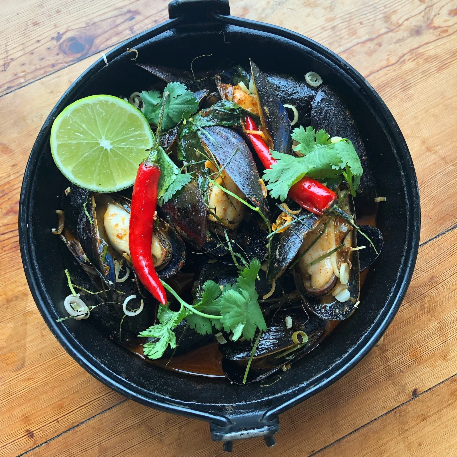 Steamed Mussels