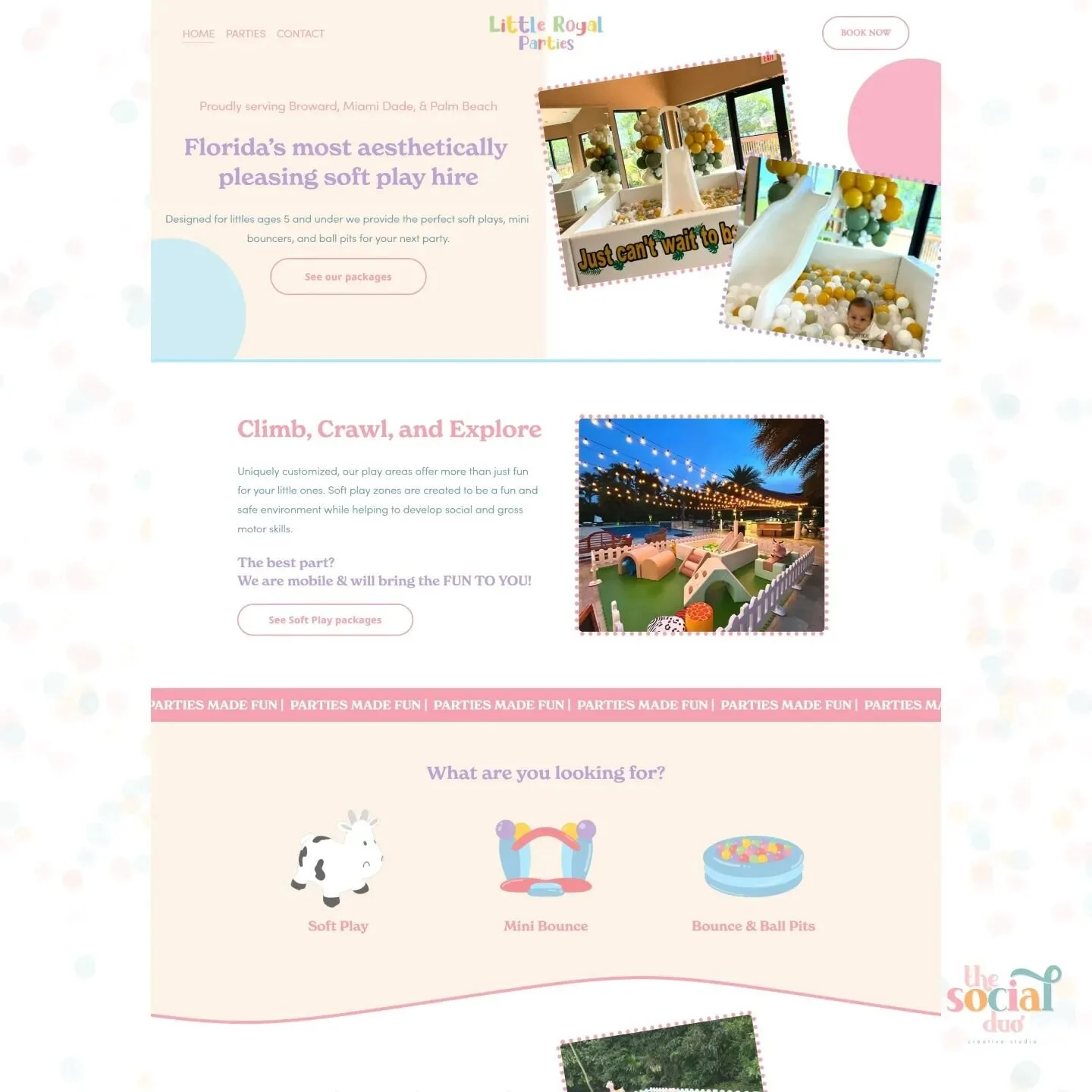We had the best time designing and creating @littleroyalpartiess website!

We even designed some cute graphics to add that fun and friendly vibe!

@littleroyalpartiess are absolutely incredible, you should totally check their softplay parties out! 

